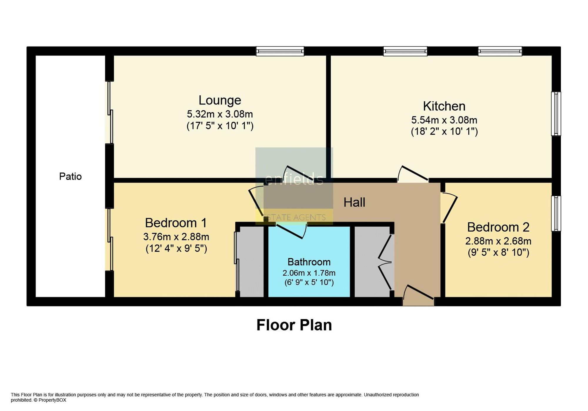 Flat 1, Needles View, Bournemouth floorplan