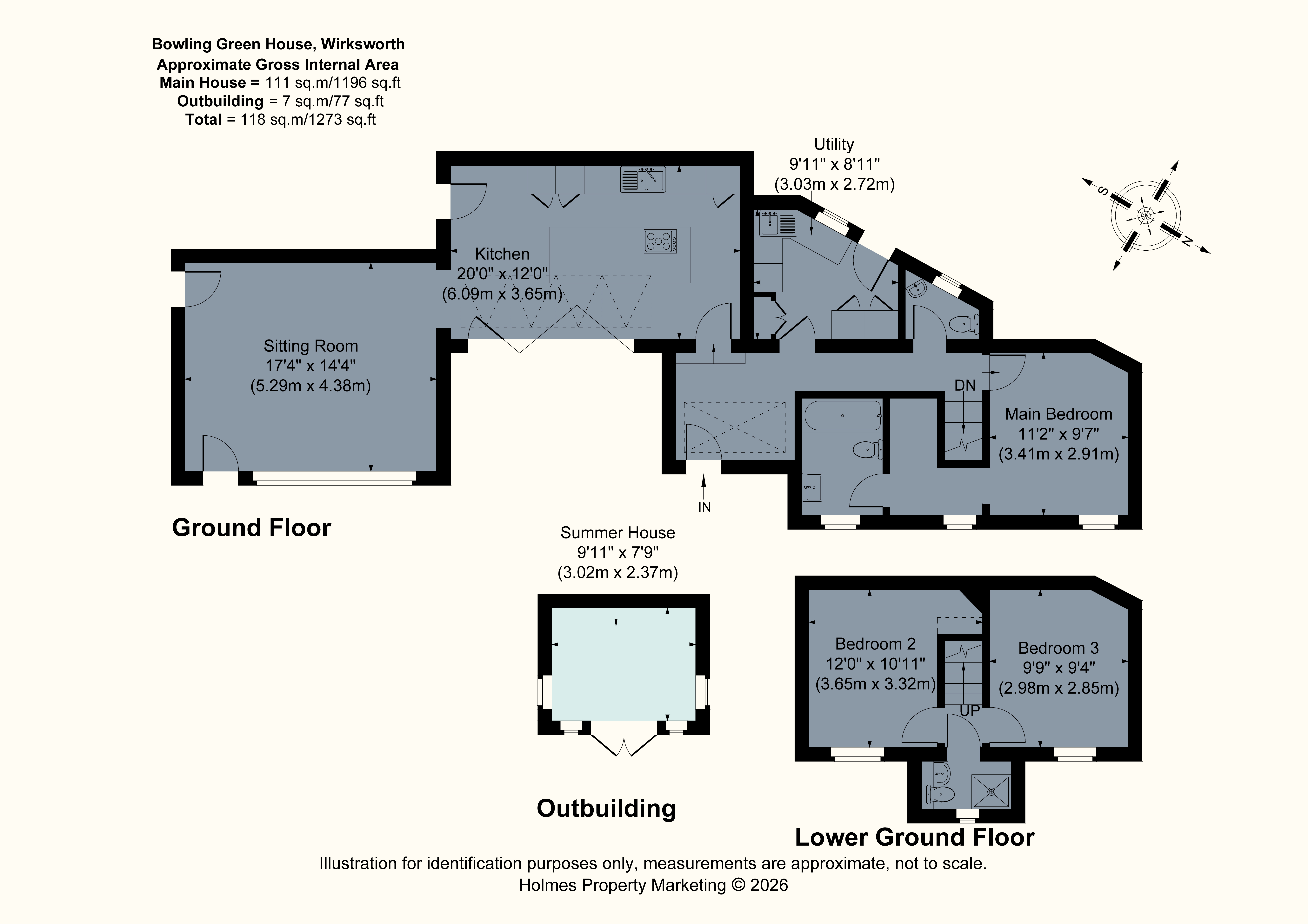 Bowling Green House, 8, Bowling Green Lane, Matlock floorplan
