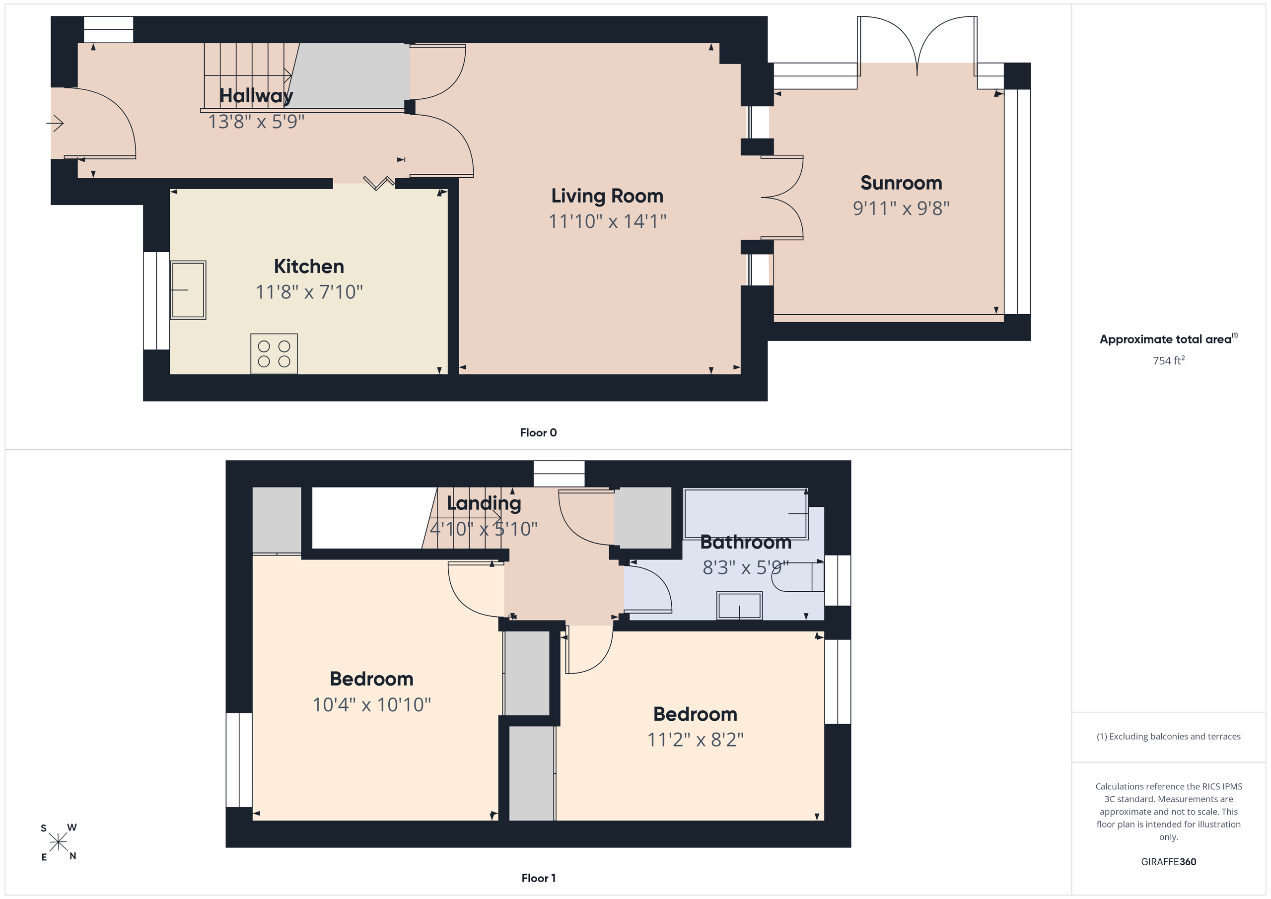 8 Chadbone Close, Aylesbury floorplan