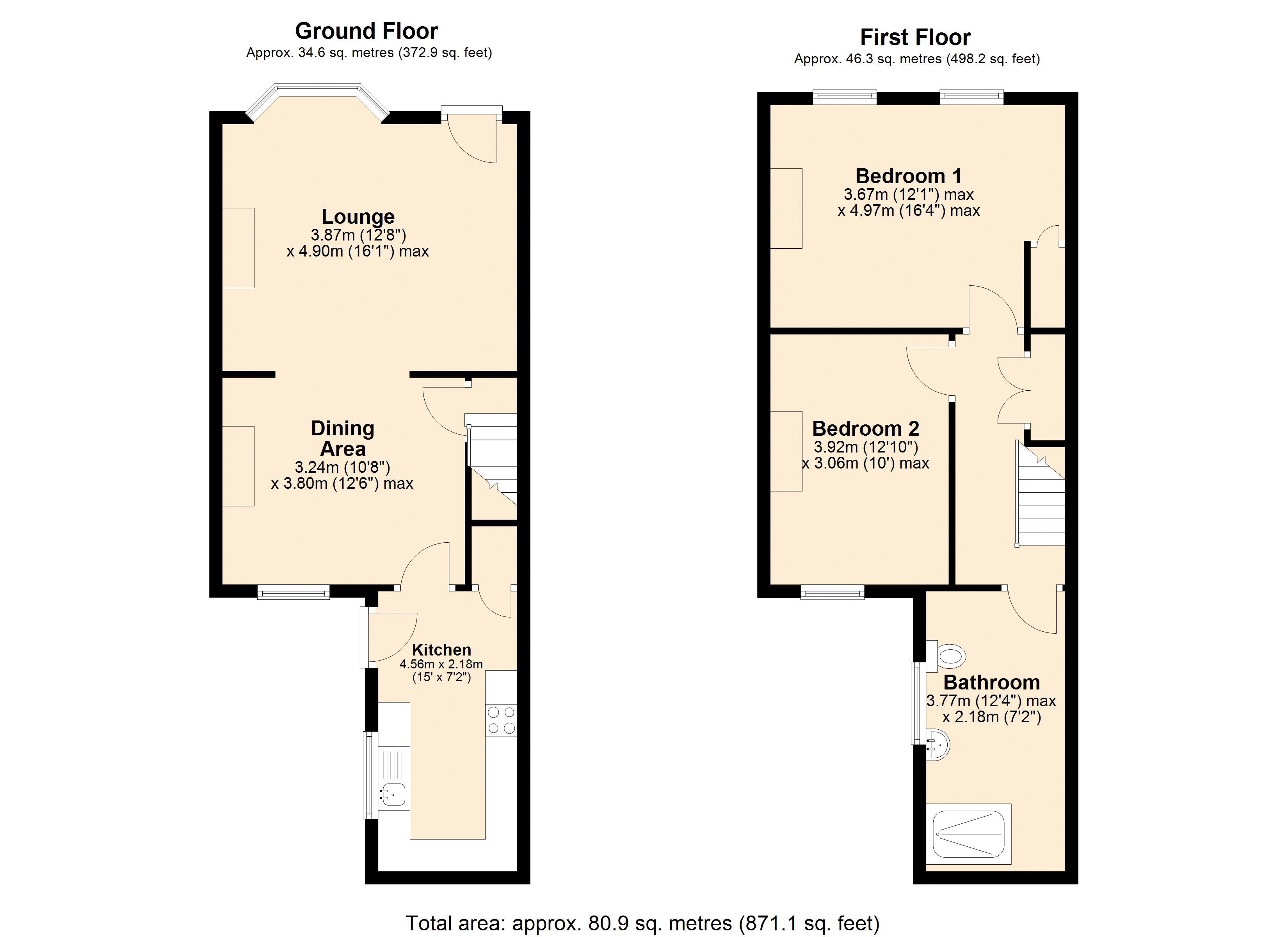 12, Ethel Terrace, Rowlands Gill floorplan