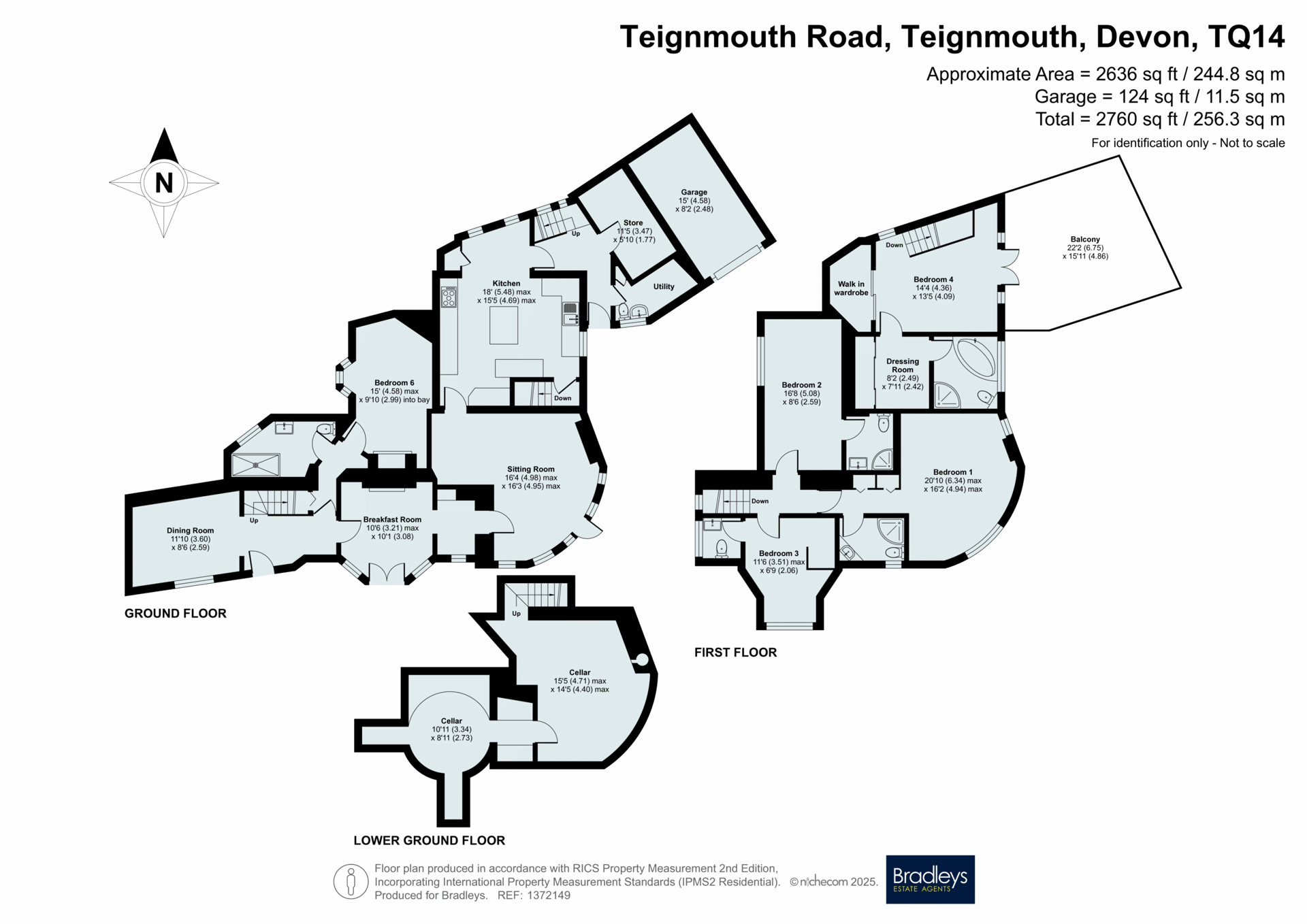 Minadab Cottage, 60, Teignmouth Road, Devon floorplan