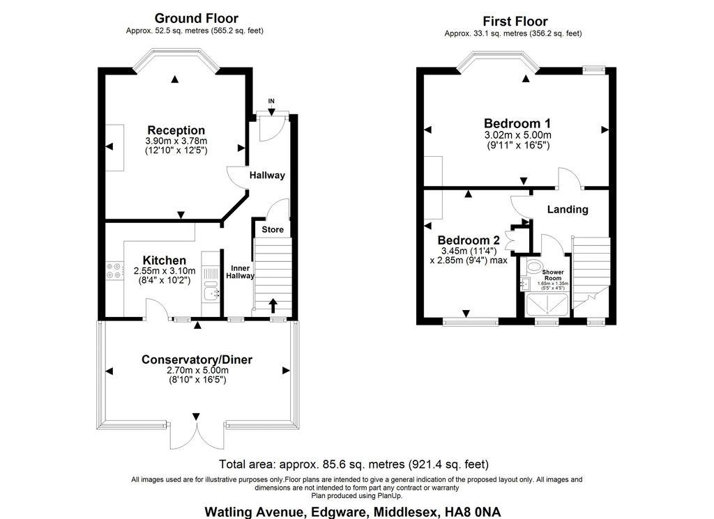 195, Watling Avenue, Edgware floorplan