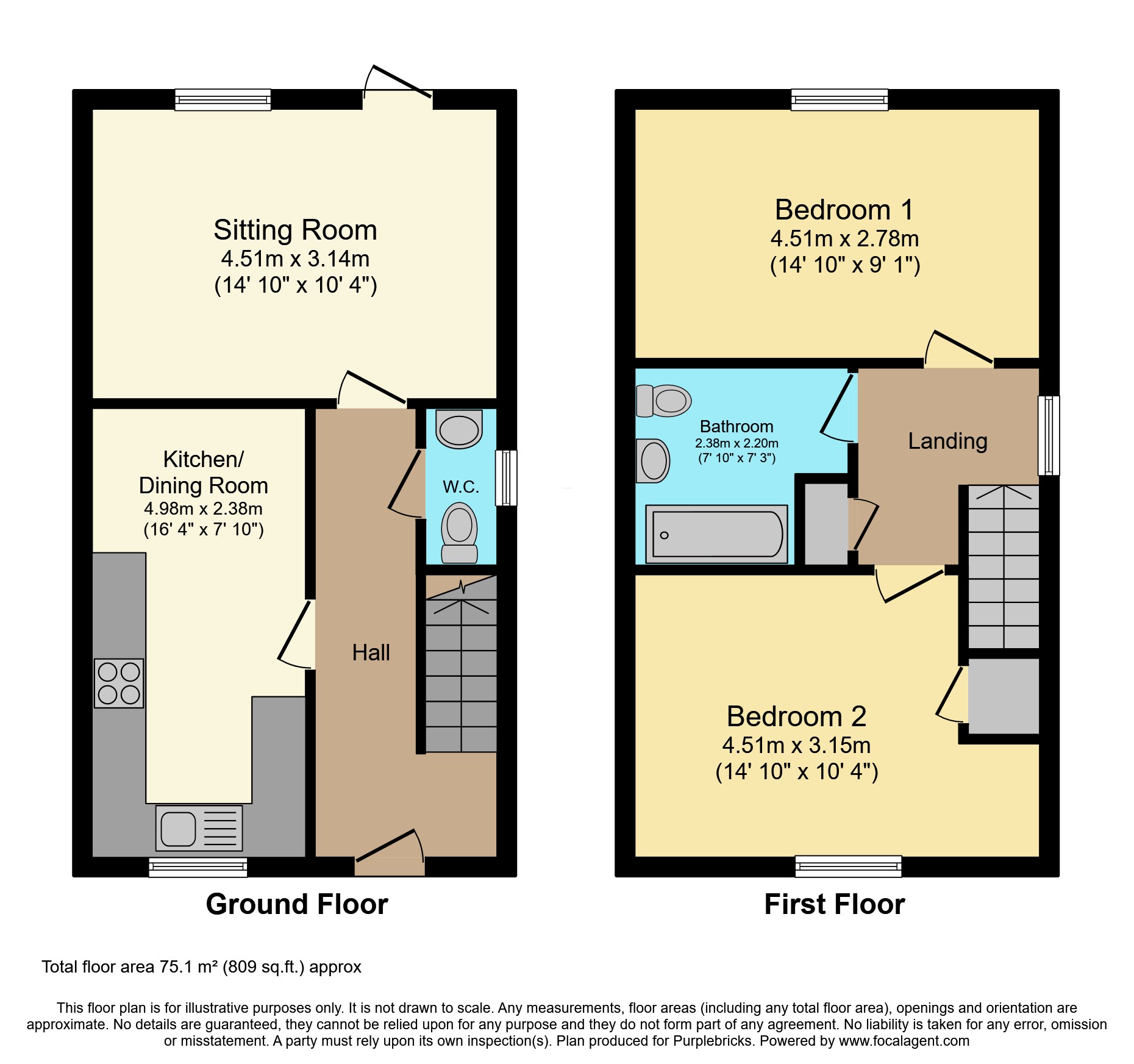 9, Willow Pike, Abingdon floorplan