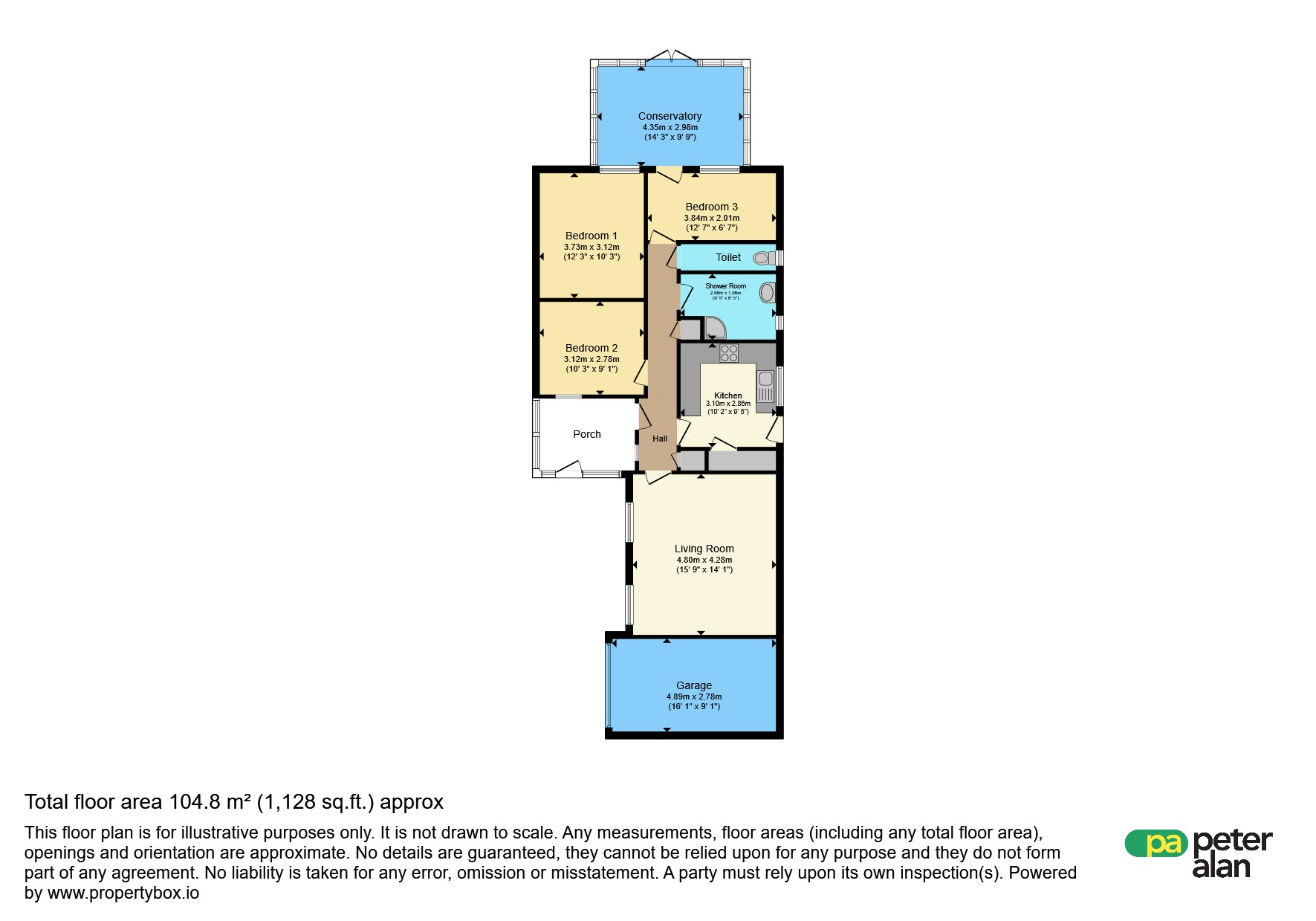 17, Bolingbroke Close, Monmouth floorplan