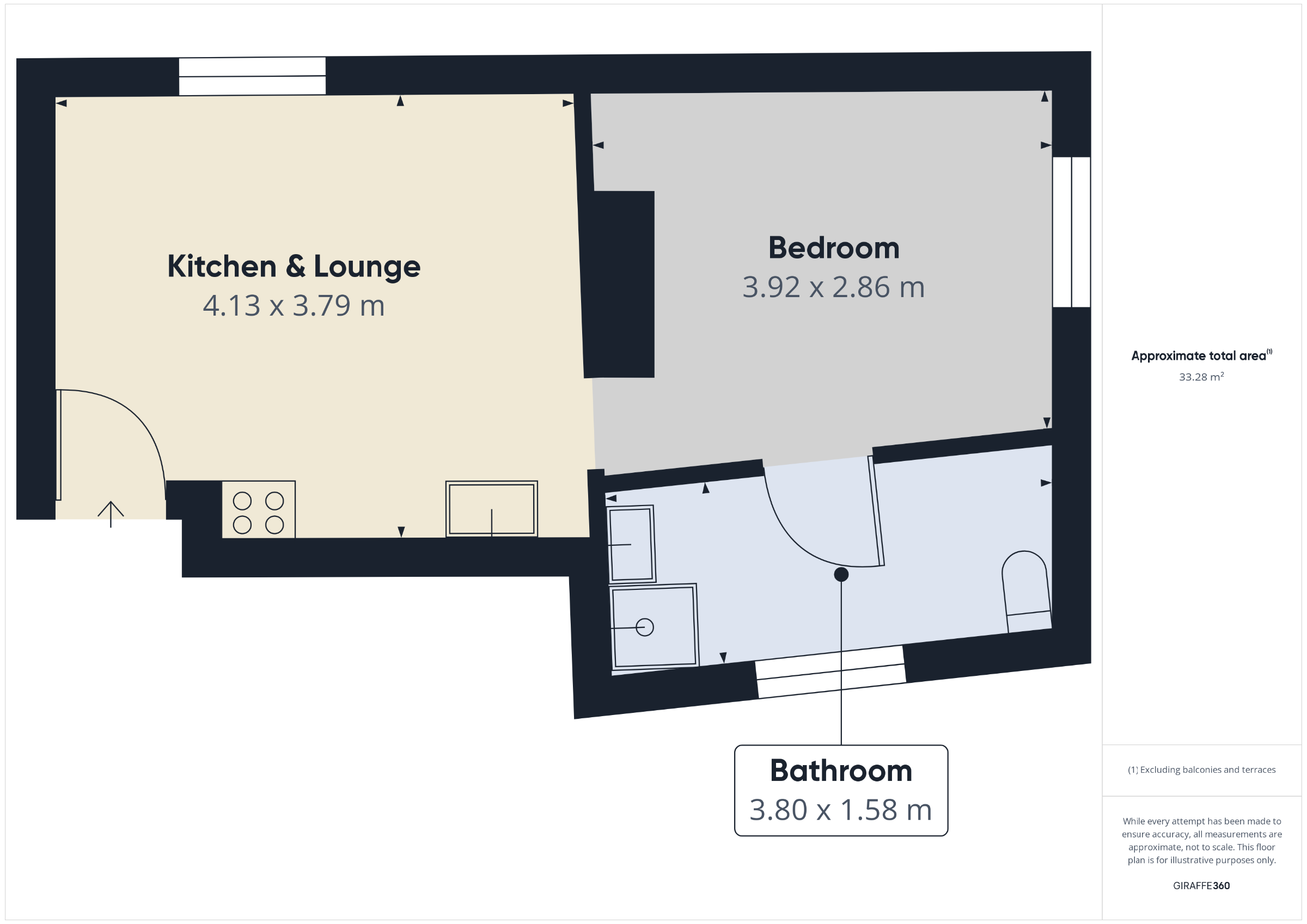 Flat, Tewkesbury floorplan