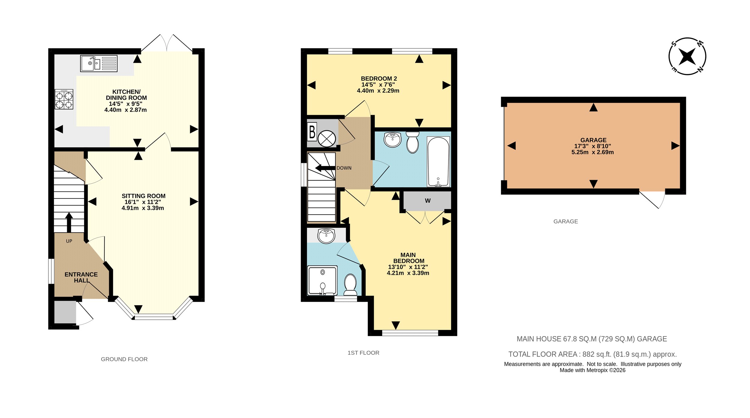 9, East Road, Surrey floorplan