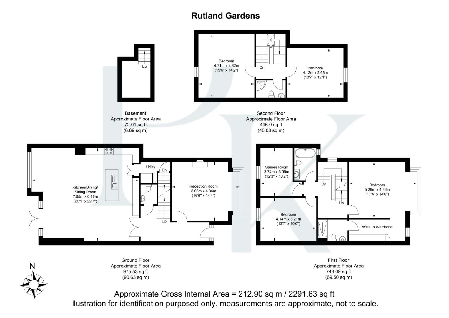6, Rutland Gardens, Hove floorplan