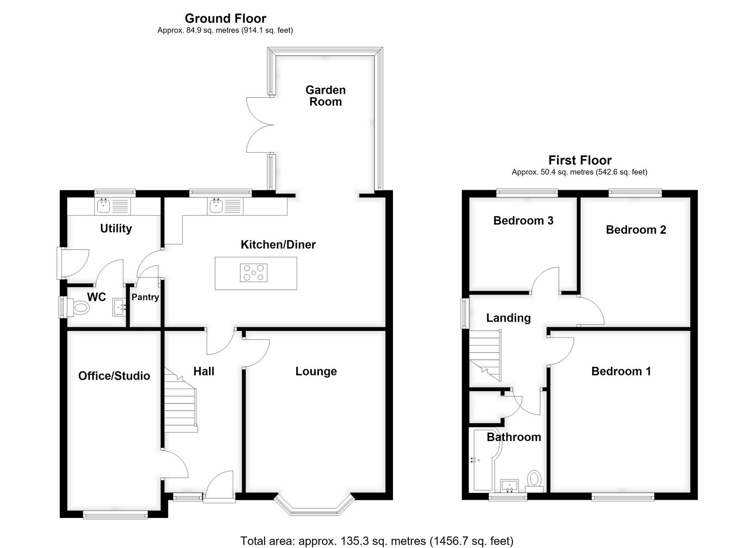 8, Heren Place, Spalding floorplan