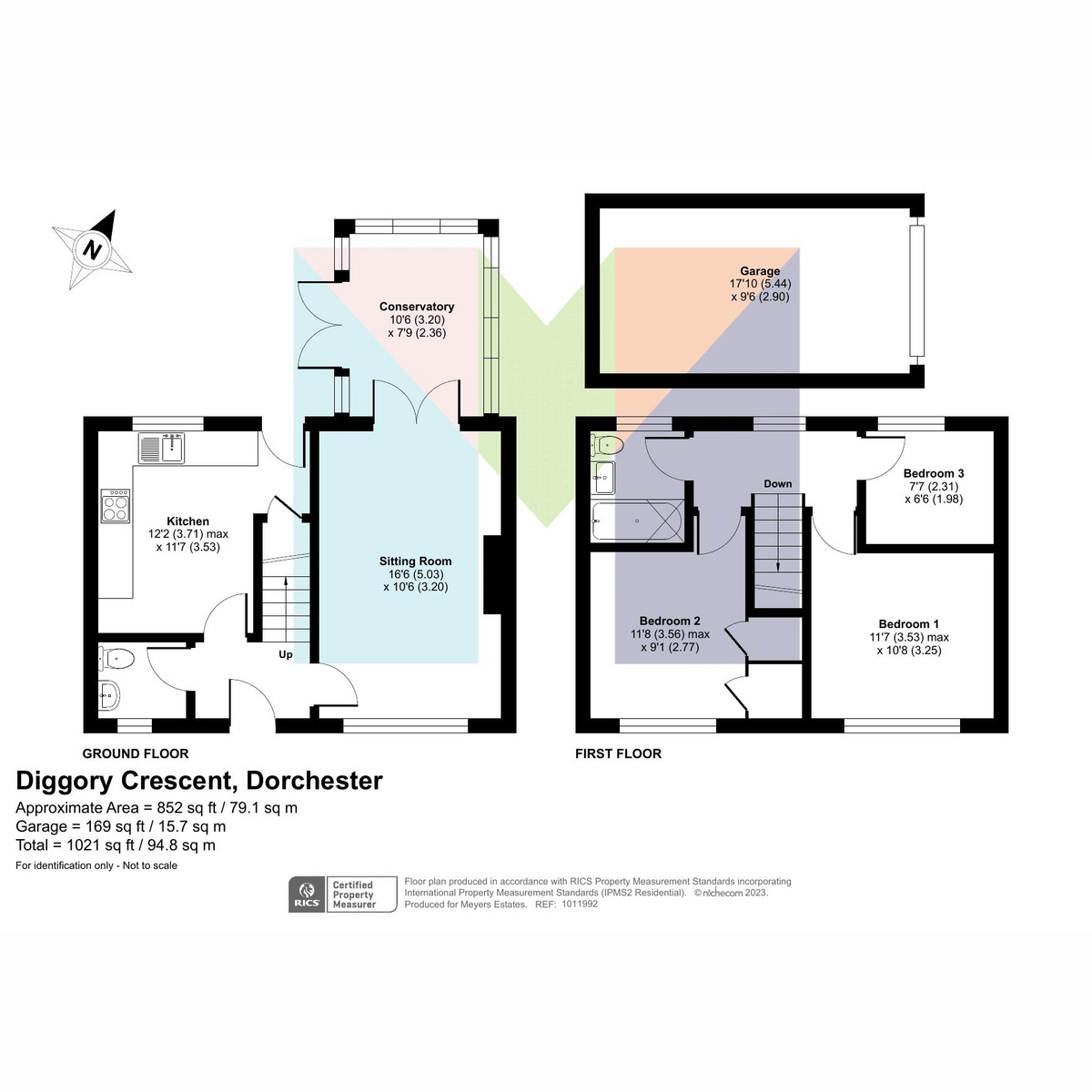 59, Diggory Crescent, Dorchester floorplan