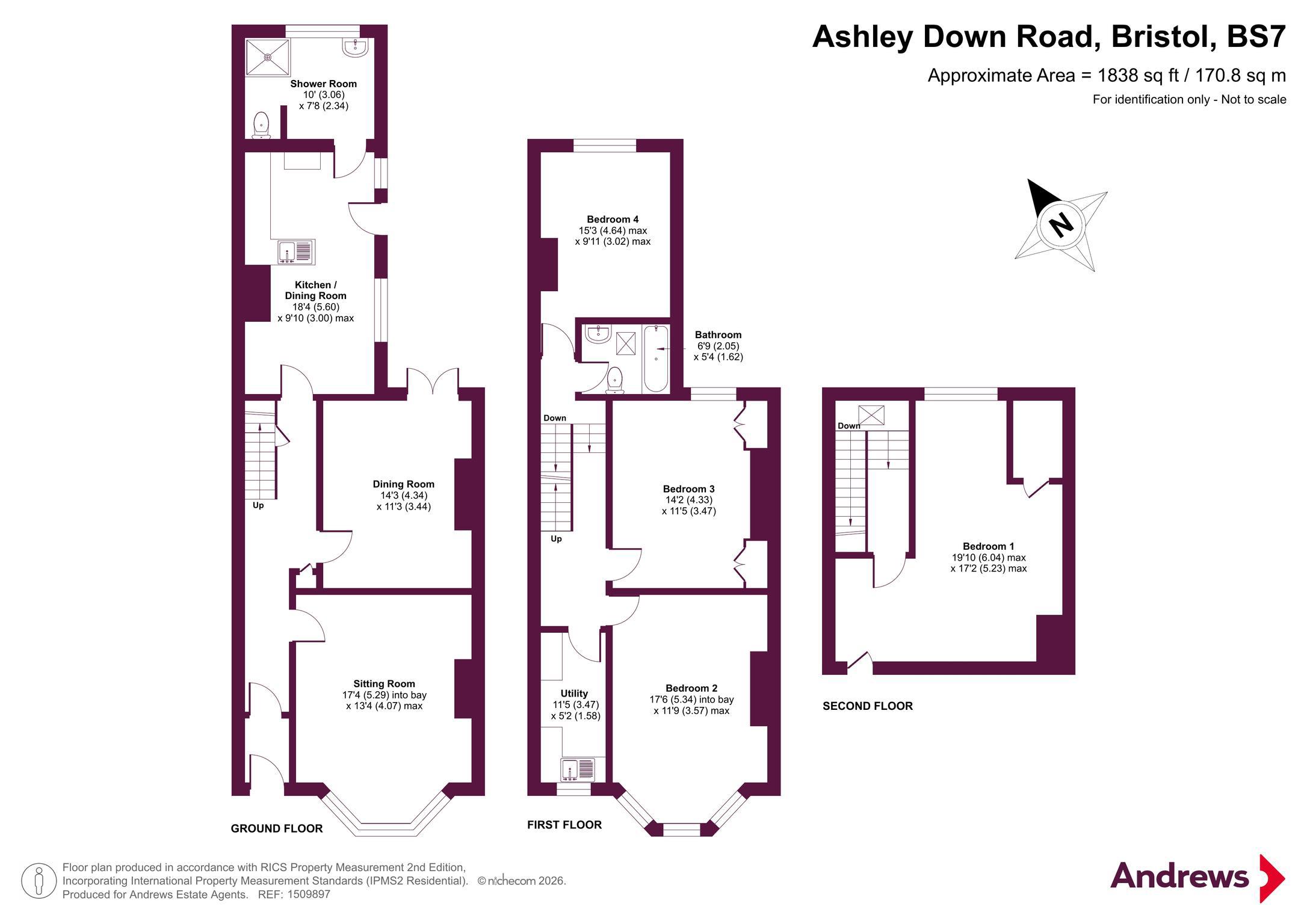 198, Ashley Down Road, Bristol floorplan