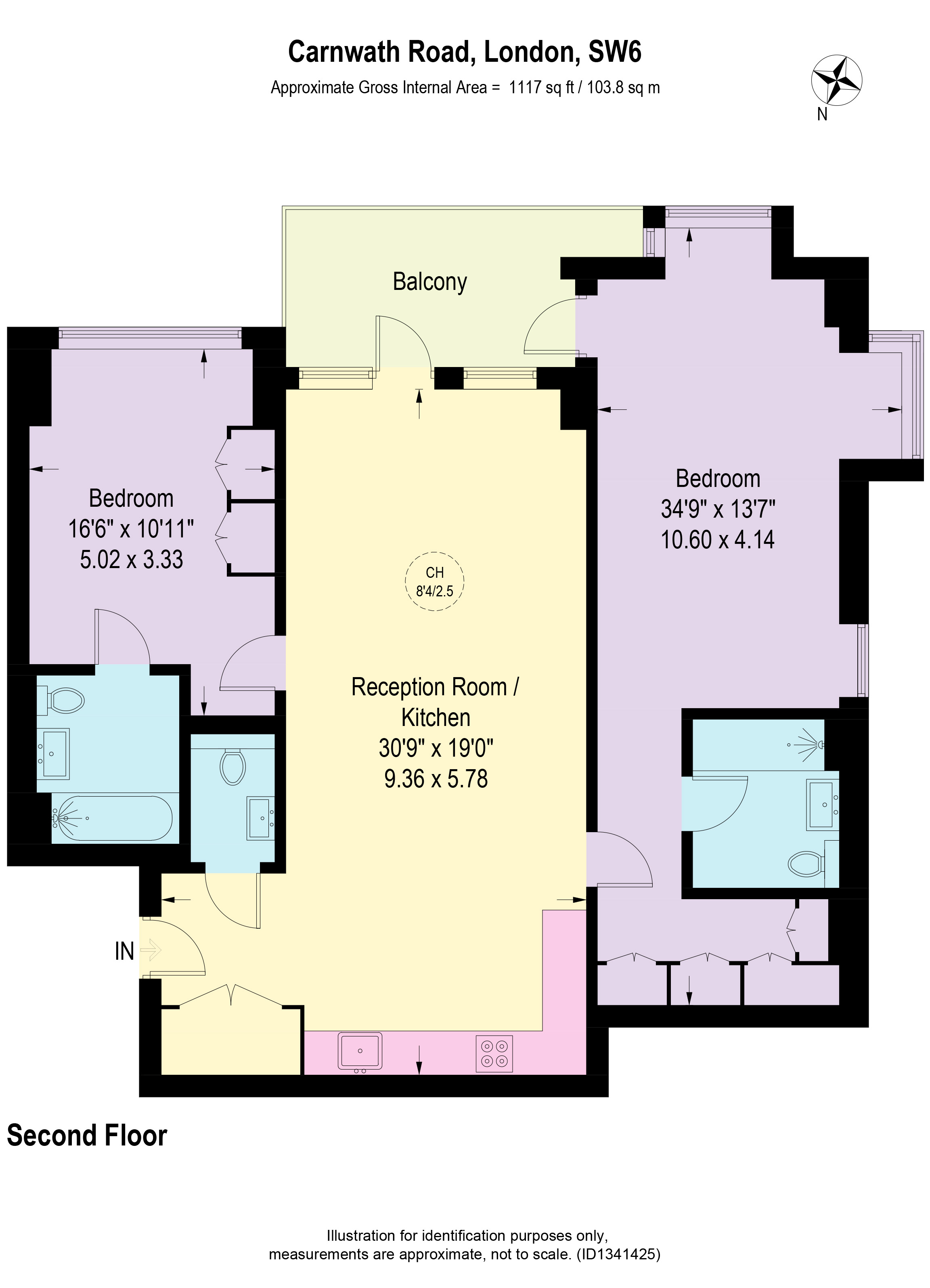 Carnwath Road, London floorplan