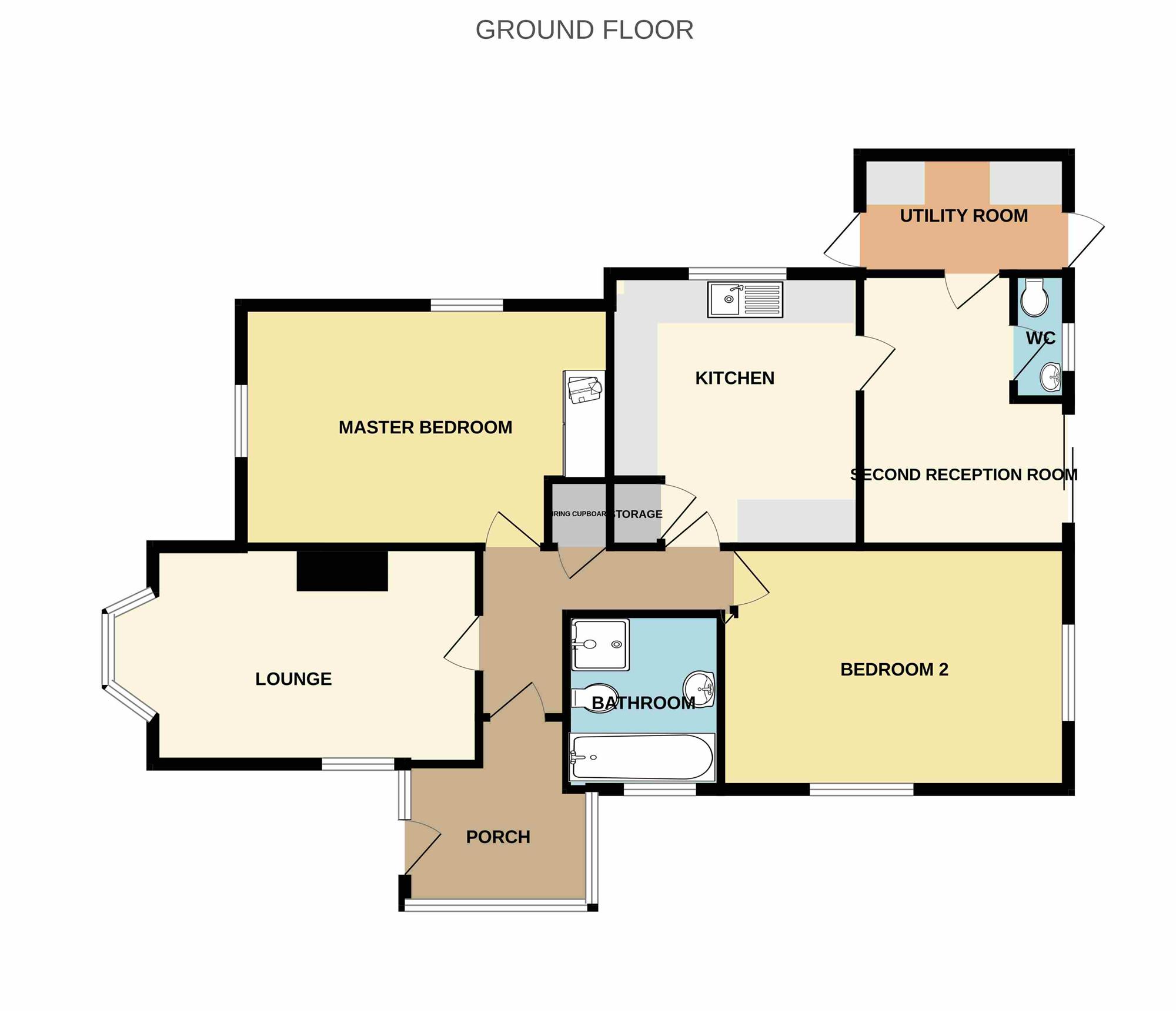 8, Elm Tree Avenue, Frinton On Sea floorplan