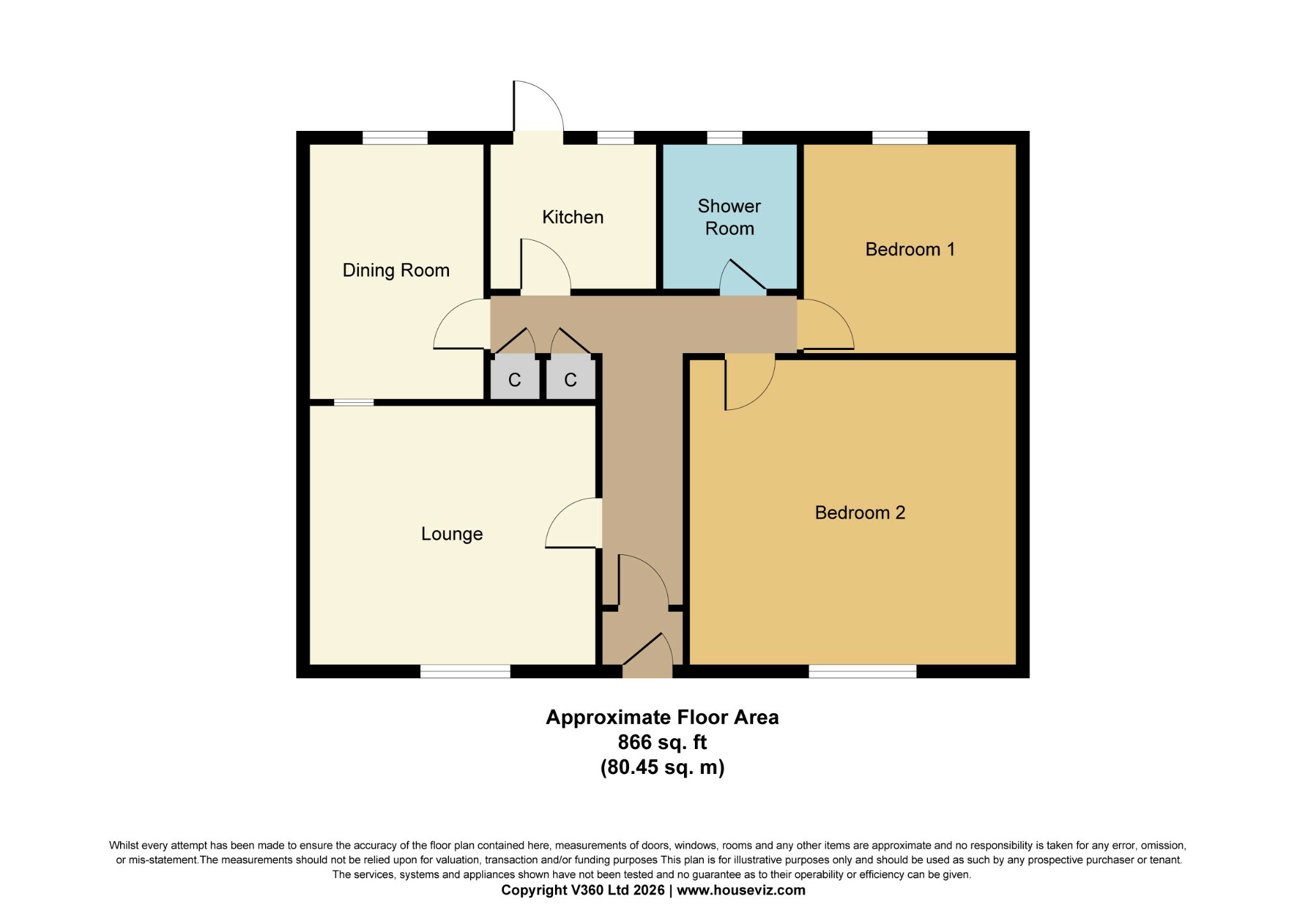 8, Braemar View, Clydebank floorplan