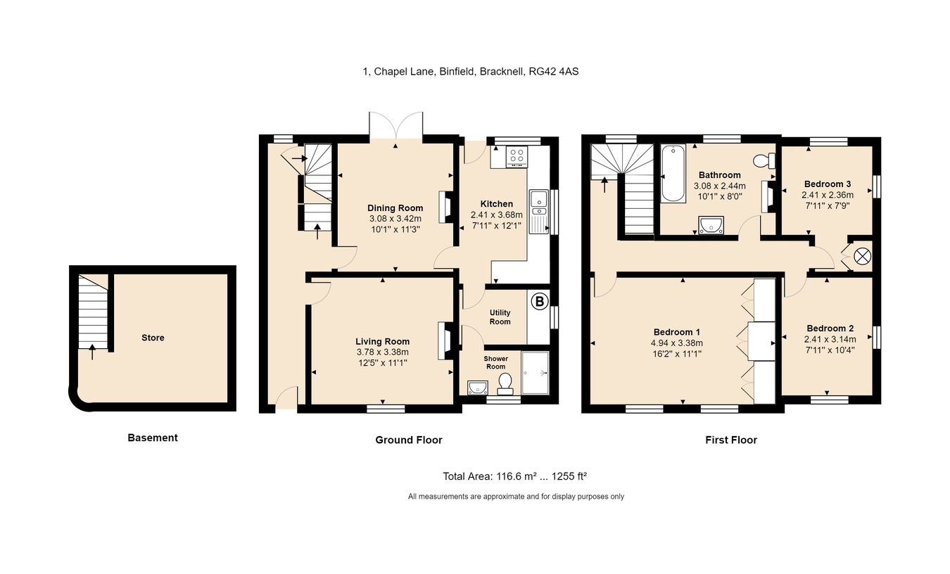 1, Chapel Lane, Binfield floorplan