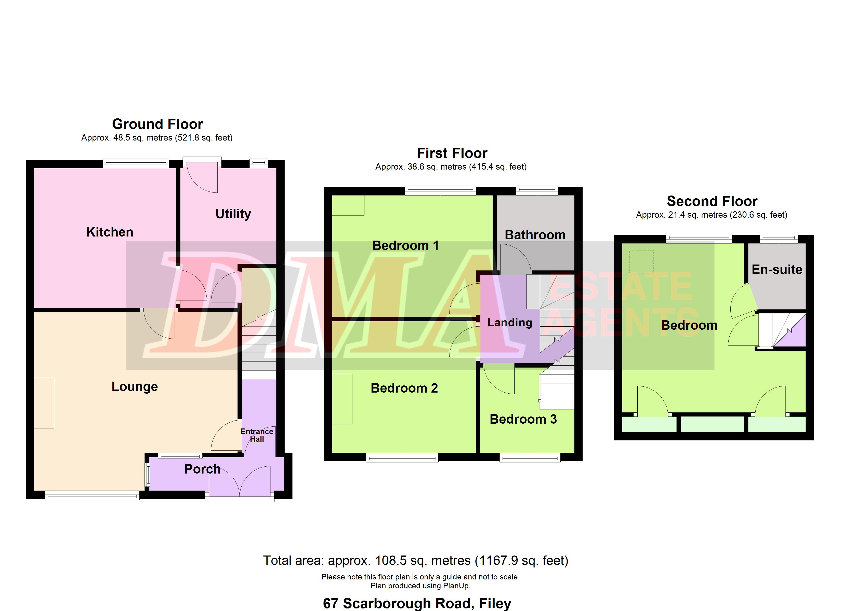 67, Scarborough Road, Filey floorplan