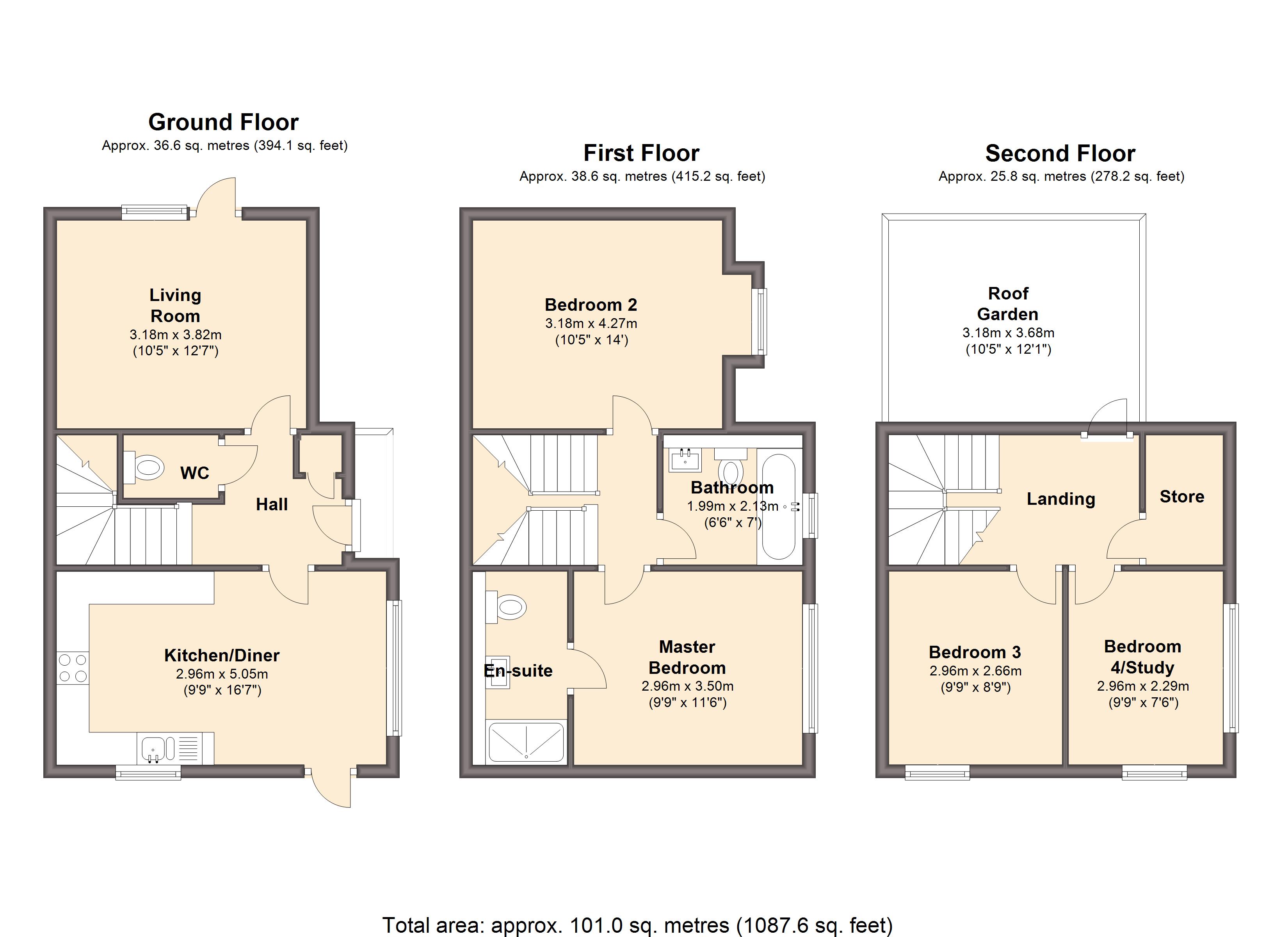 4 Bedrooms Town house for sale in Plot 1, Sky-House, Waverley S60