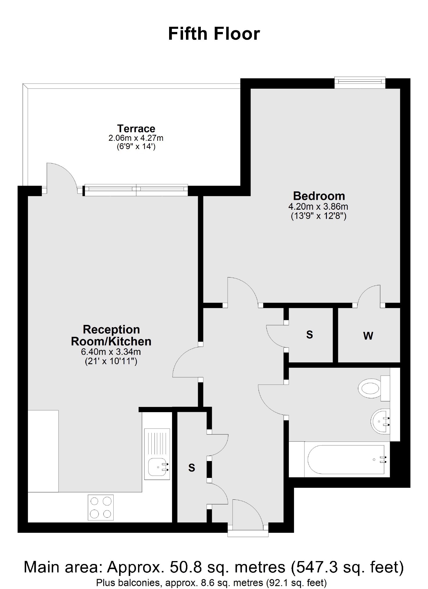 Flat 23, 154, Loudoun Road, London floorplan