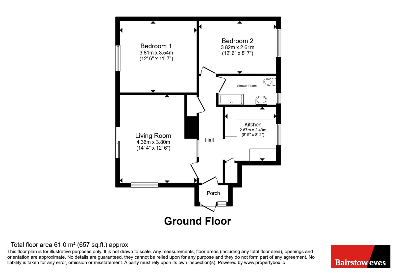 84, Godstone Road, Surrey floorplan