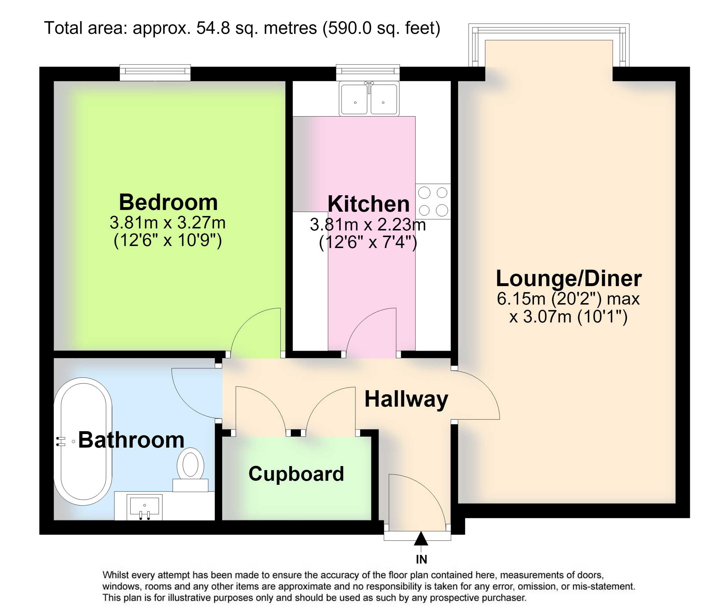 2, Beech Grove, Lancing floorplan