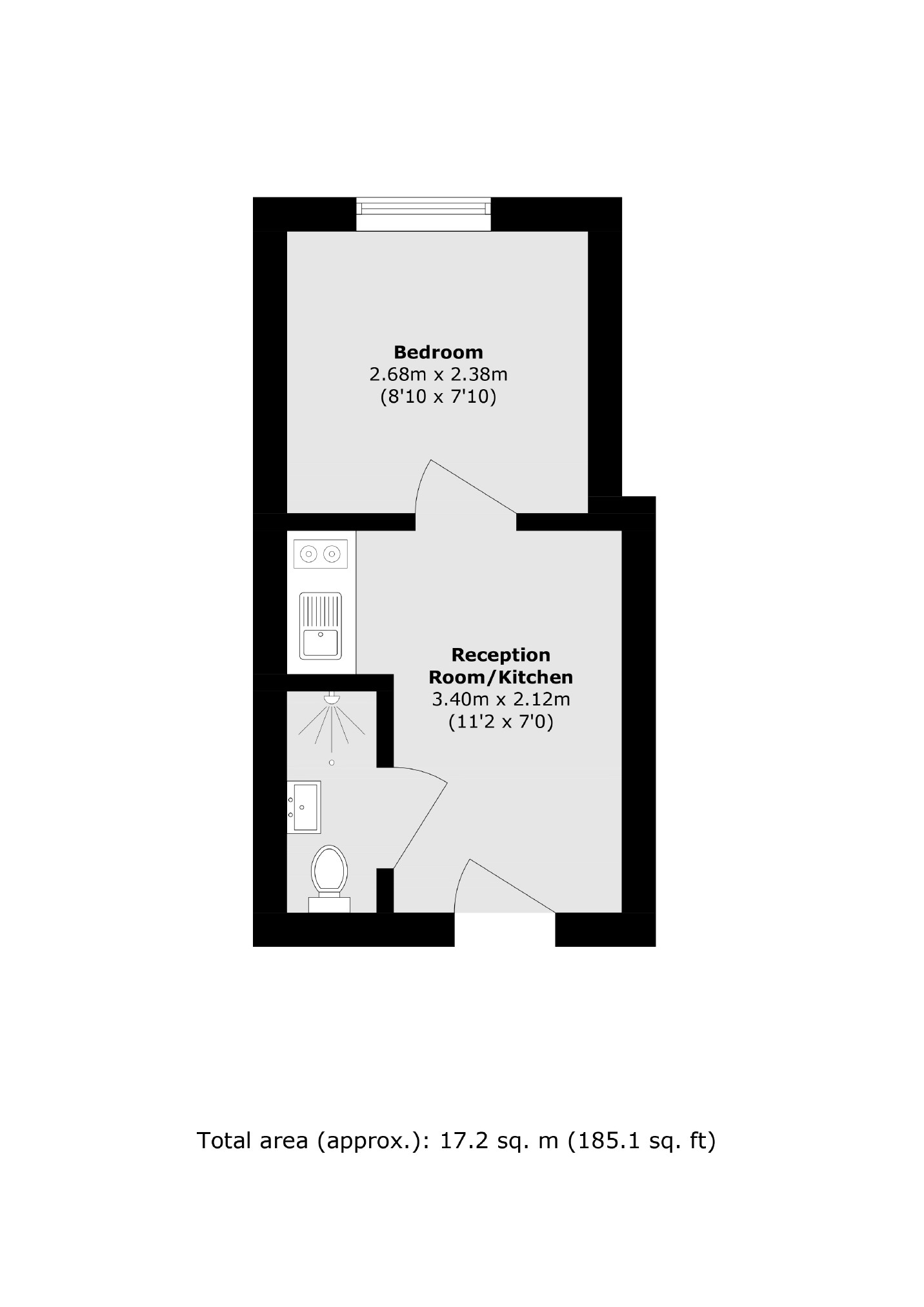 Flat 4, 104, Hammersmith Grove, London floorplan