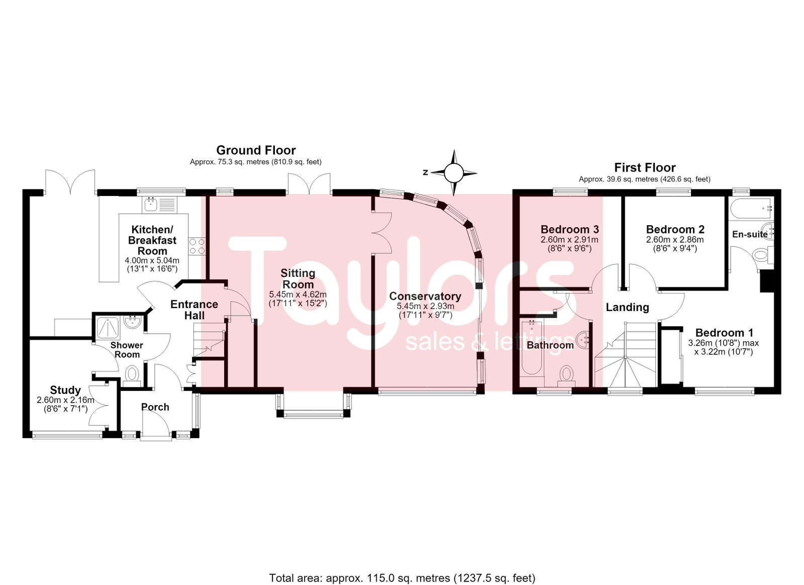 37A, Washington Close, Paignton floorplan