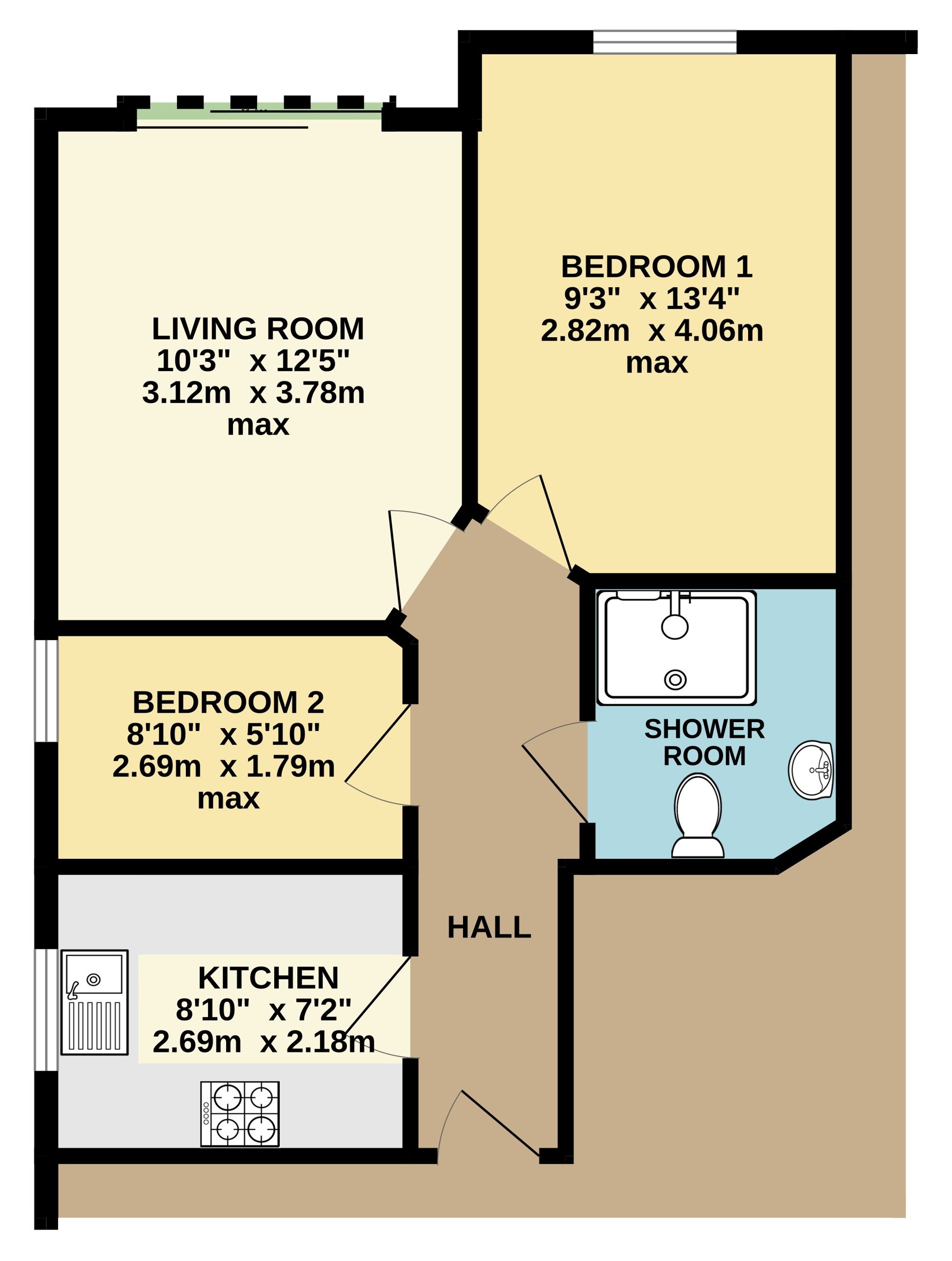 13, Dowr Close, Launceston floorplan