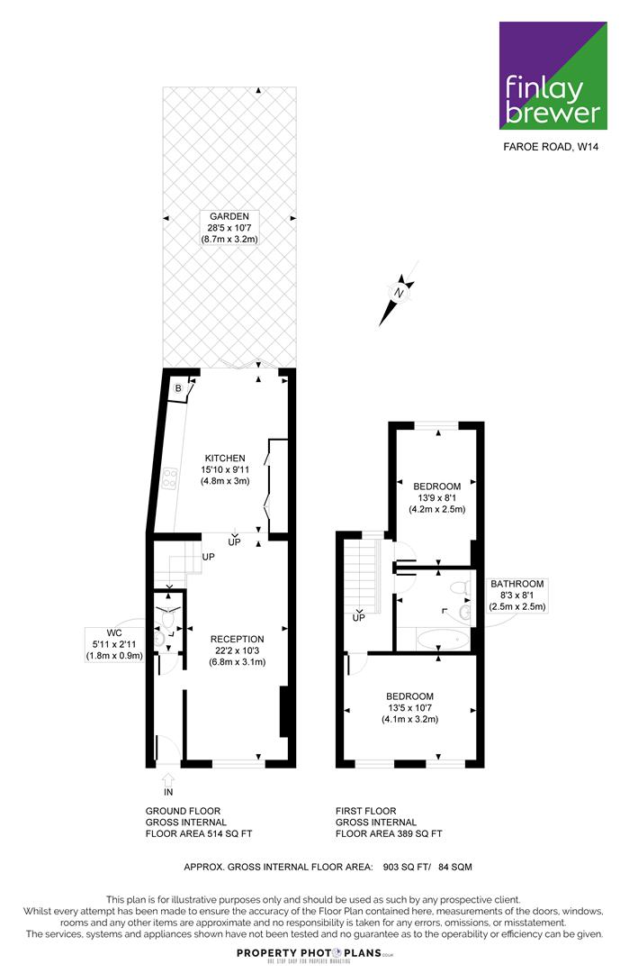 5, Faroe Road, London floorplan