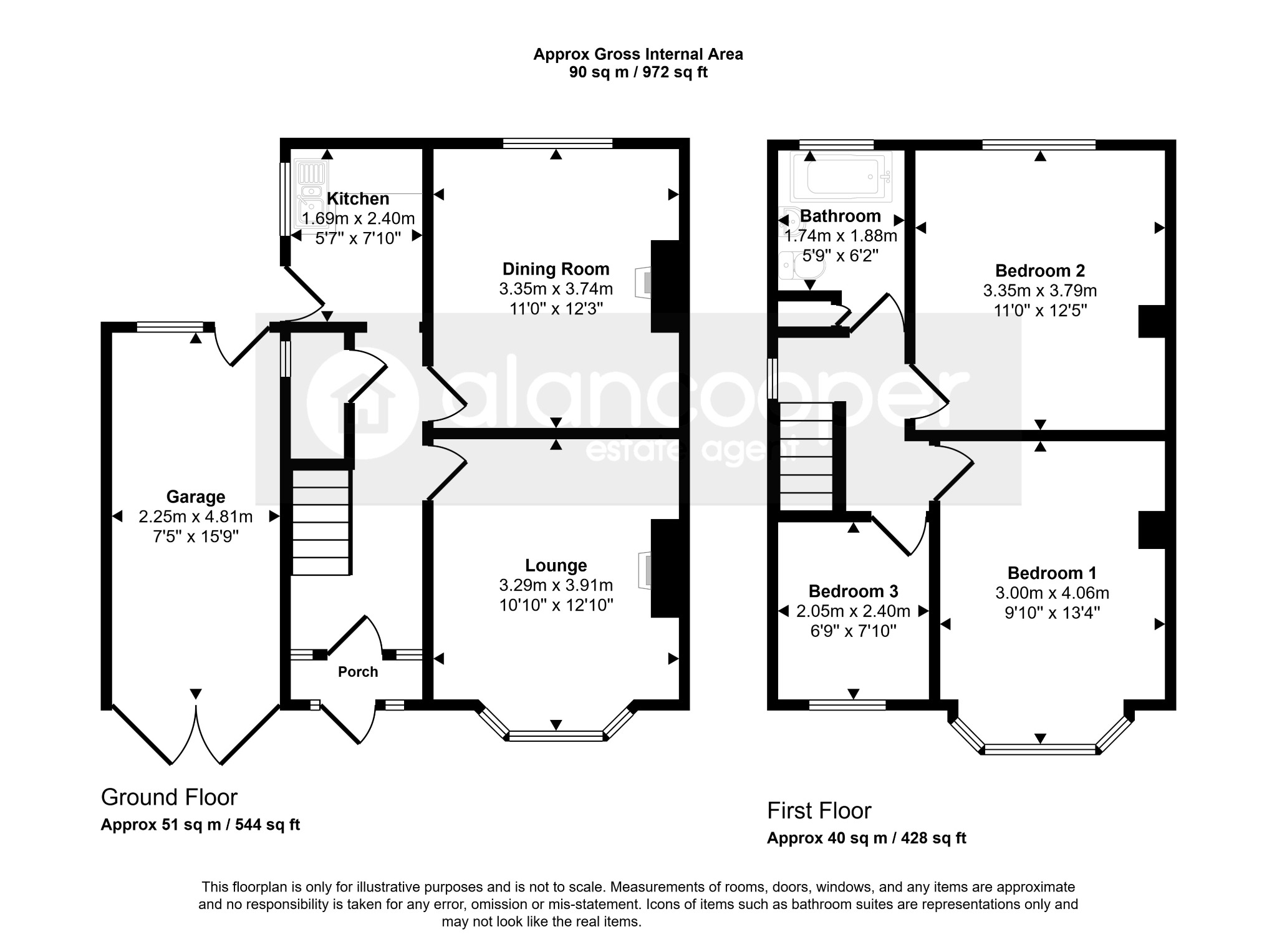 12, Camp Hill Drive, Nuneaton floorplan