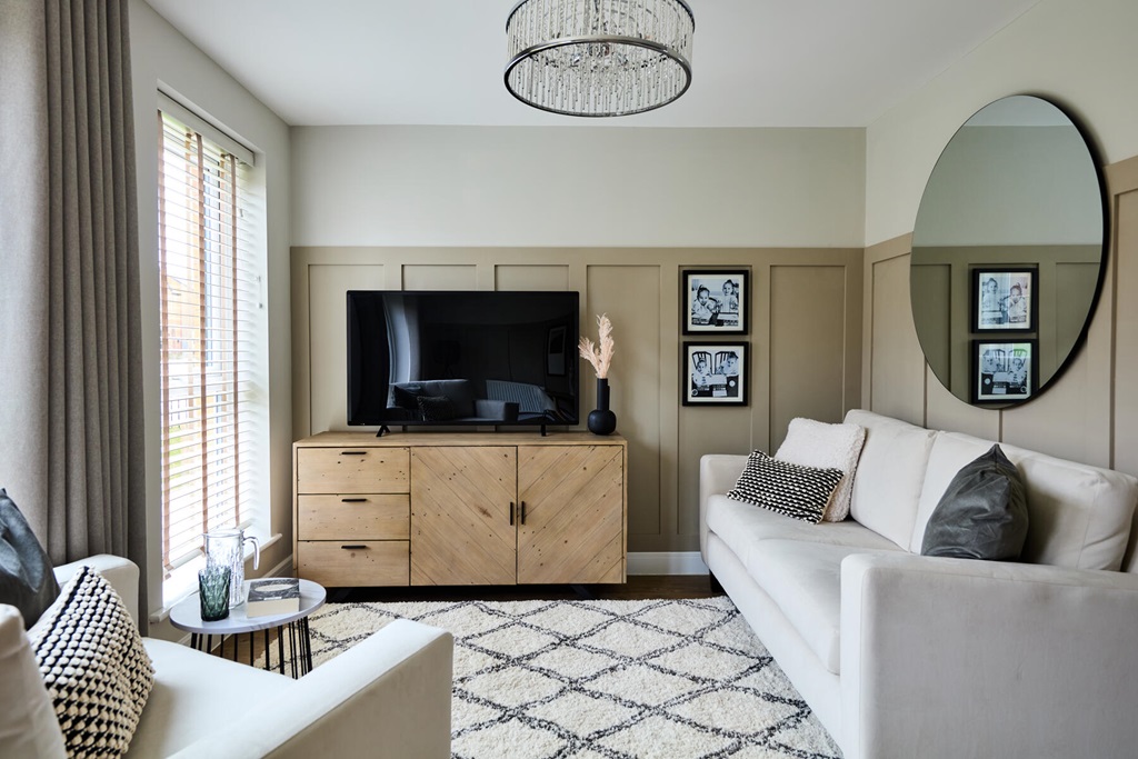 Look Out Onto The Garden From The Comfort Of Your Living Room
