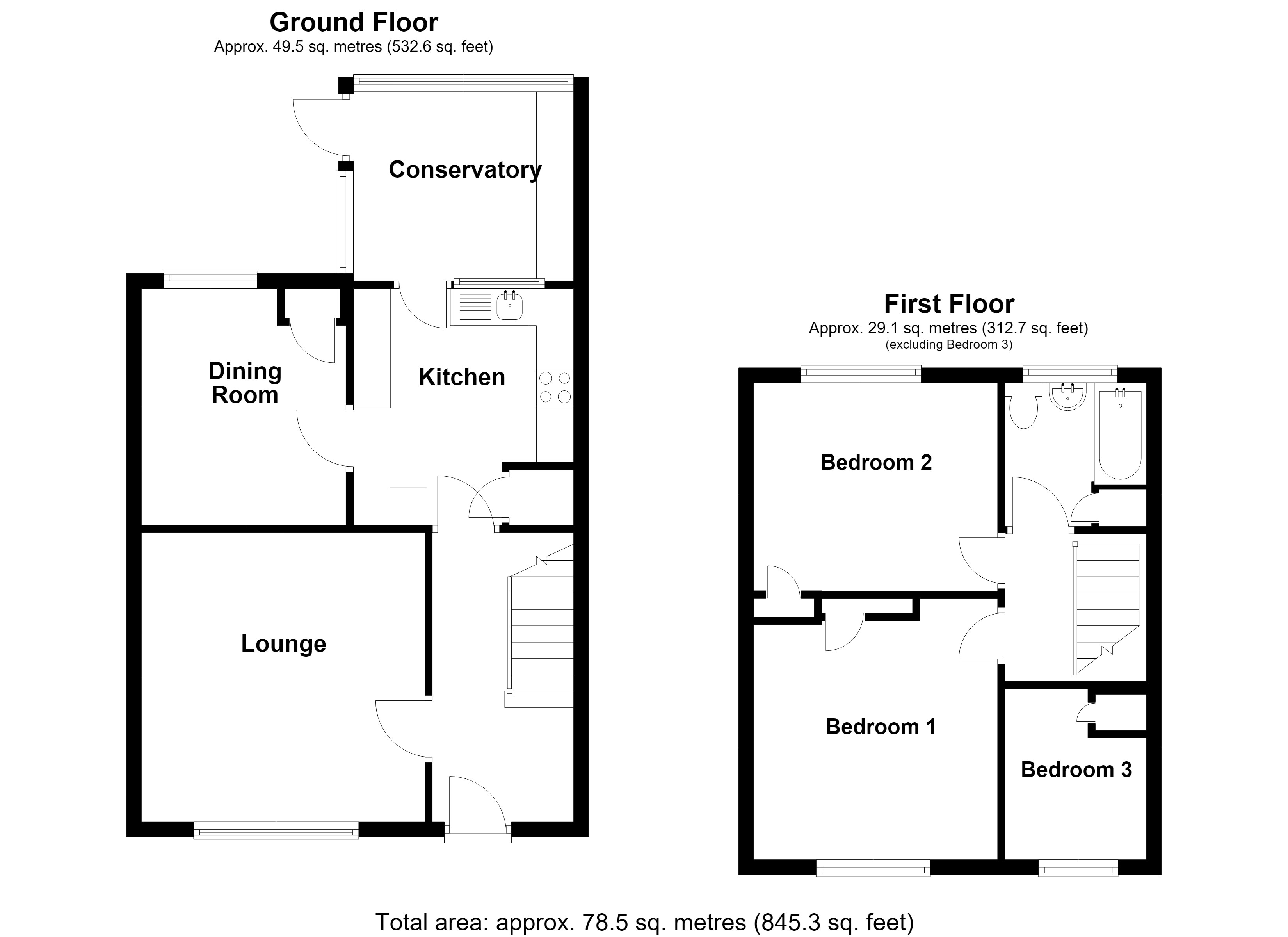 21, Highclere Avenue, Havant floorplan