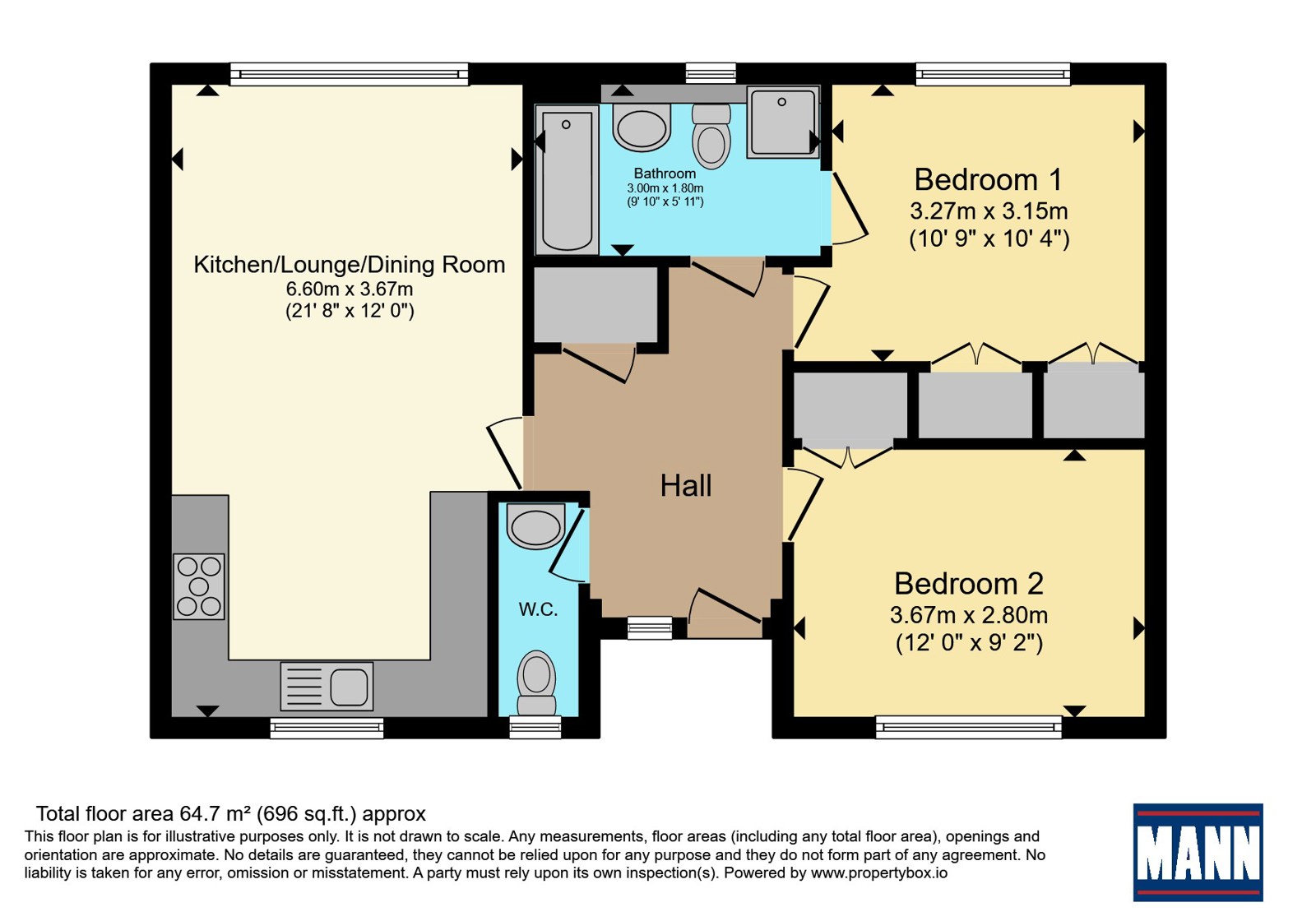 5, Gabriels Mews, Beckenham floorplan