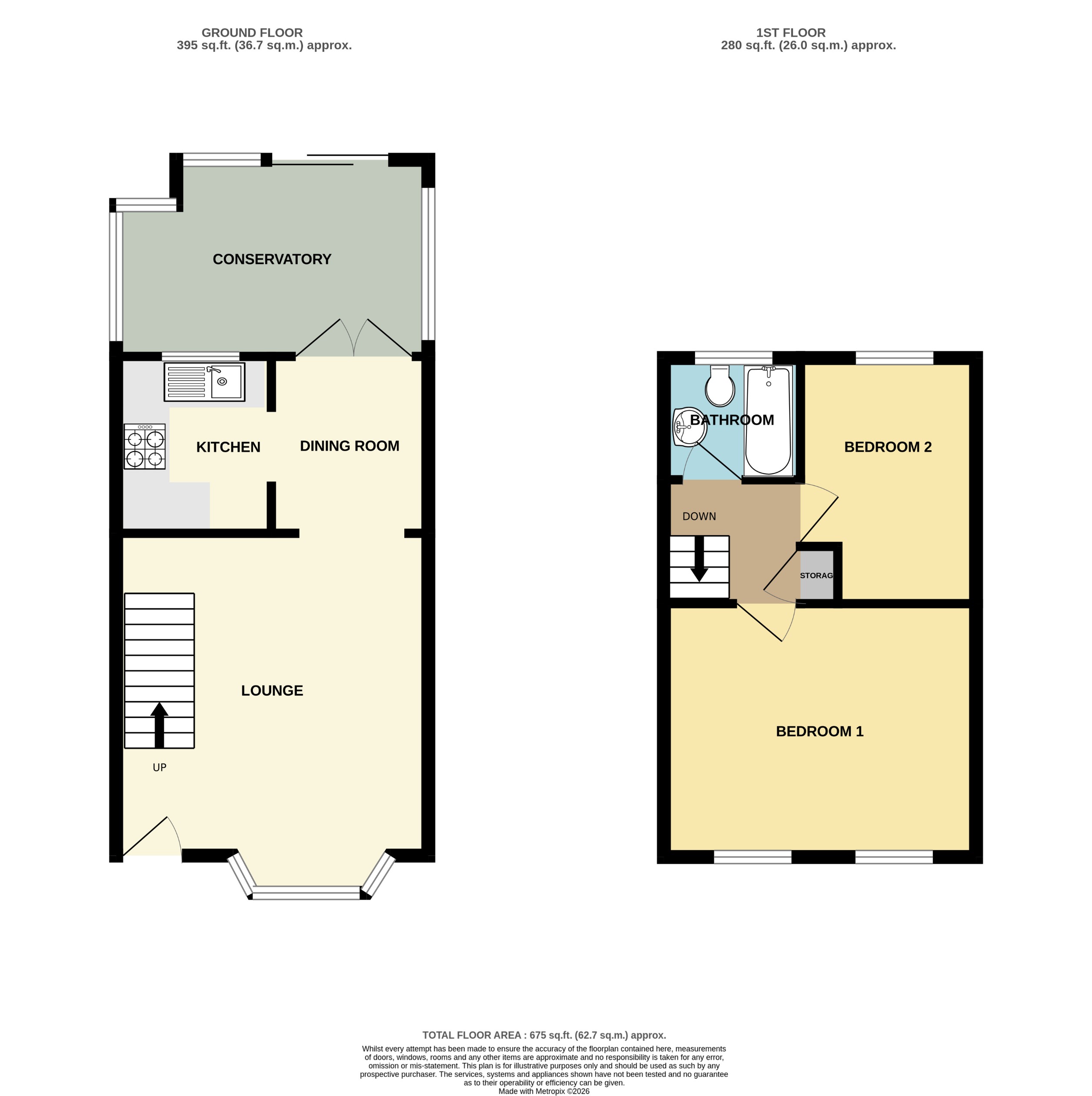 125, Beech Road, Branston floorplan