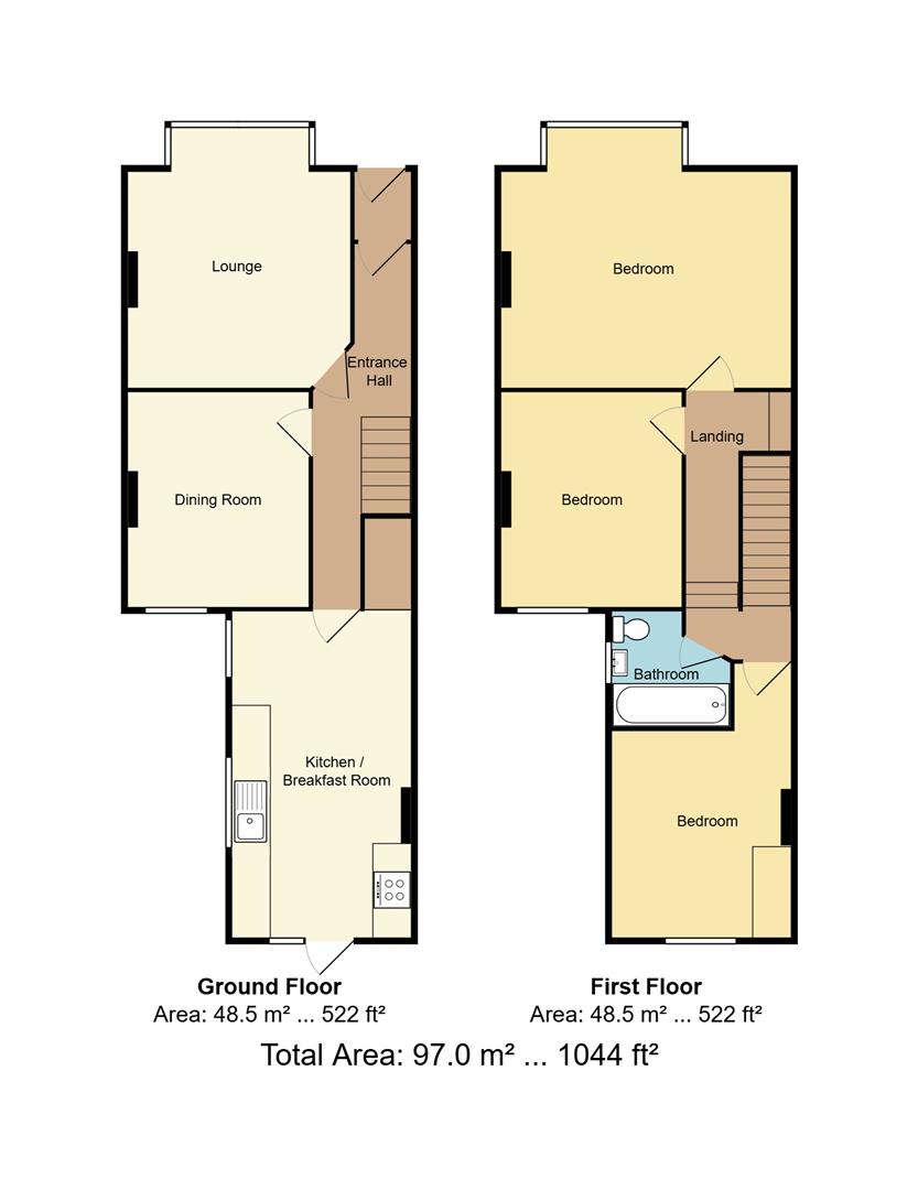 193, Osborne Road, Brighton floorplan