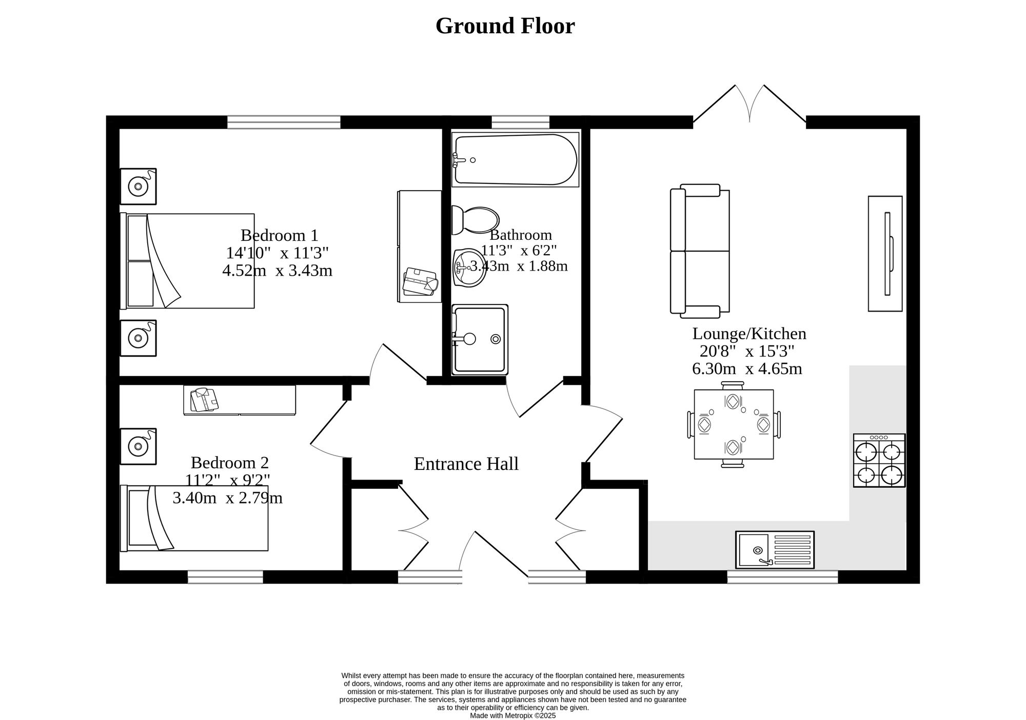 3 Cherry Tree Close, Hopton floorplan