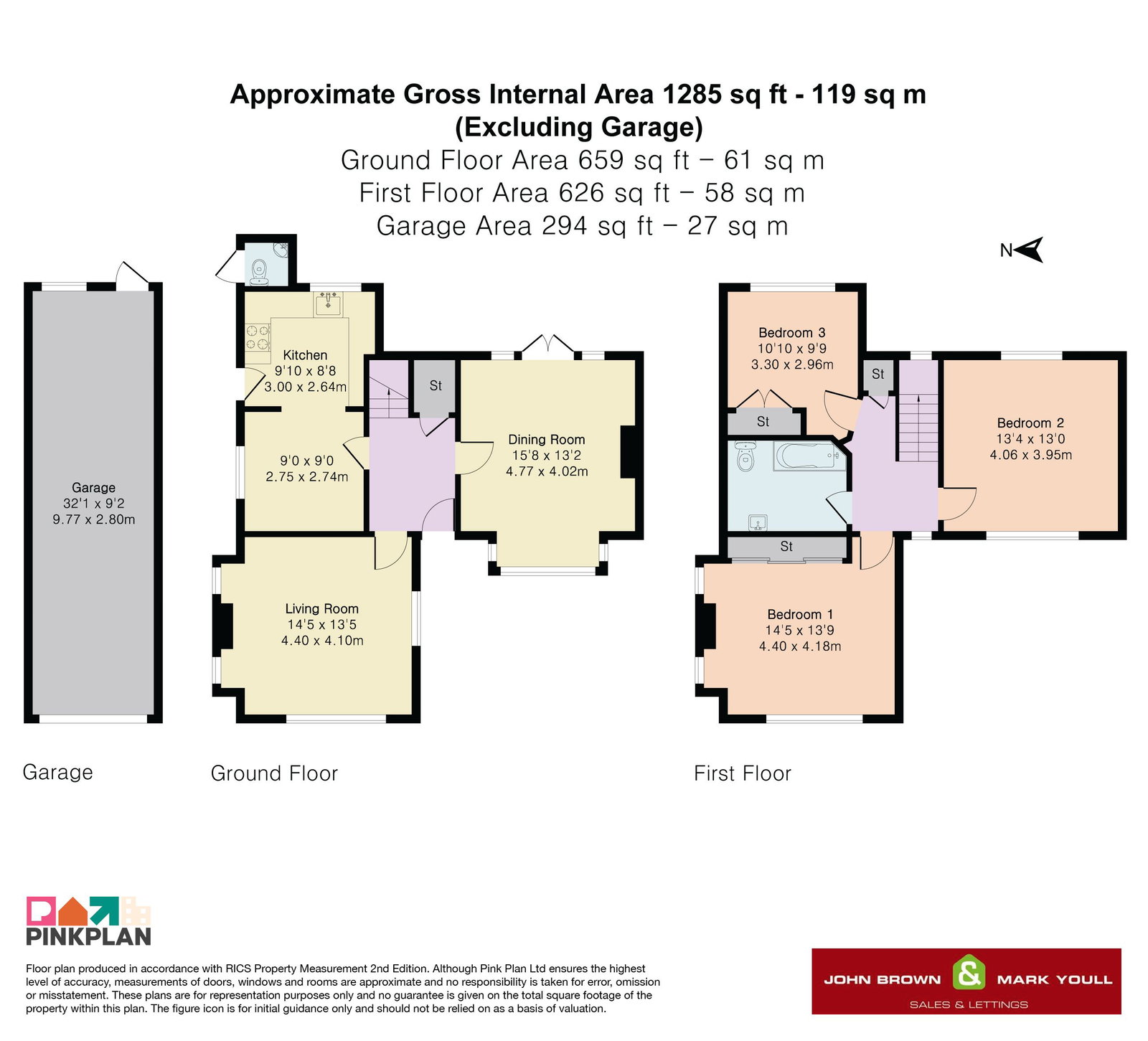 53, Higher Drive, Purley floorplan