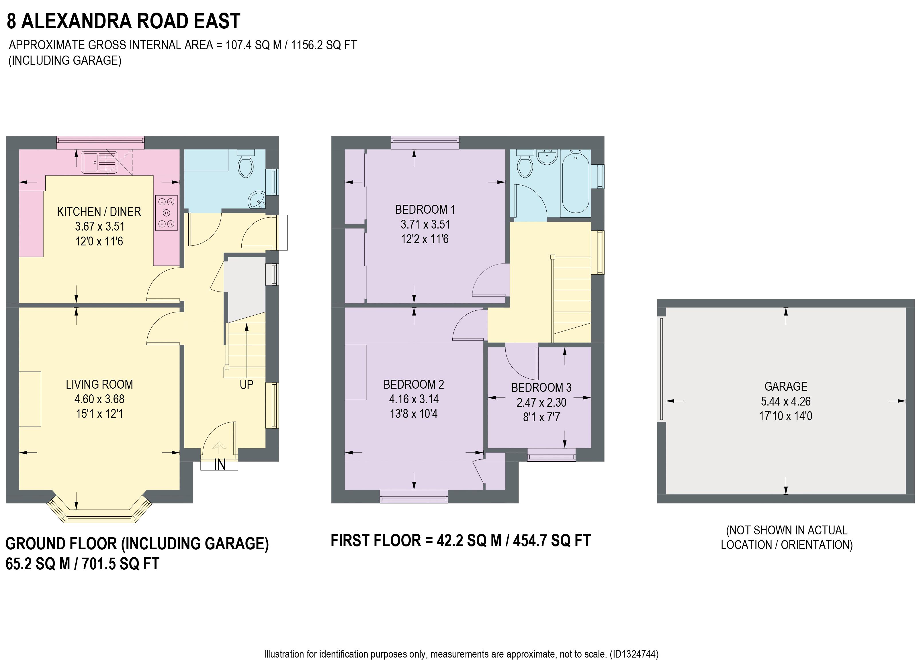 8, Alexandra Road East, Chesterfield floorplan