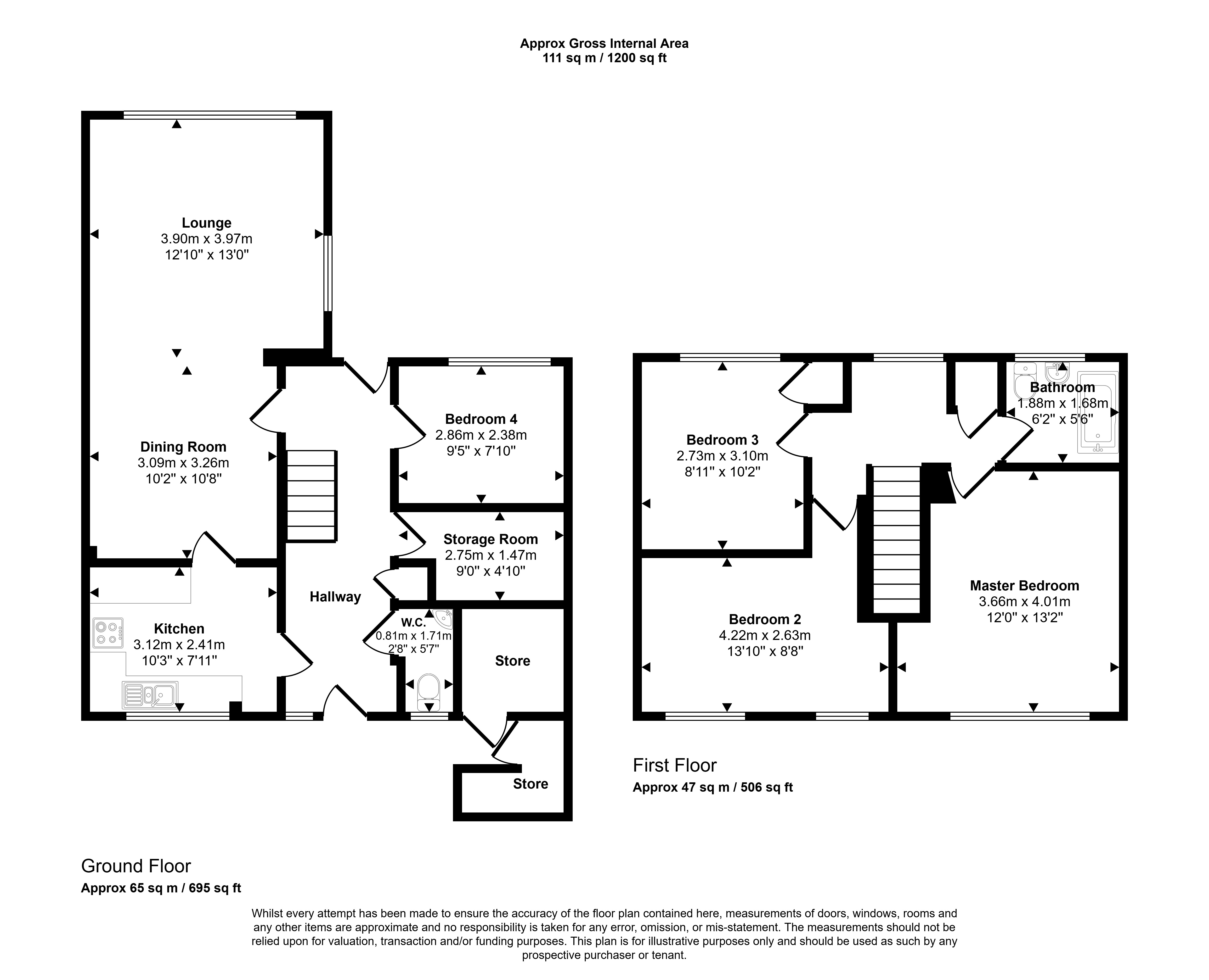 3, Holbrook Way, Chesterfield floorplan
