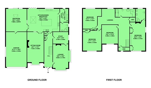 40, Warren Road, Great Yarmouth floorplan
