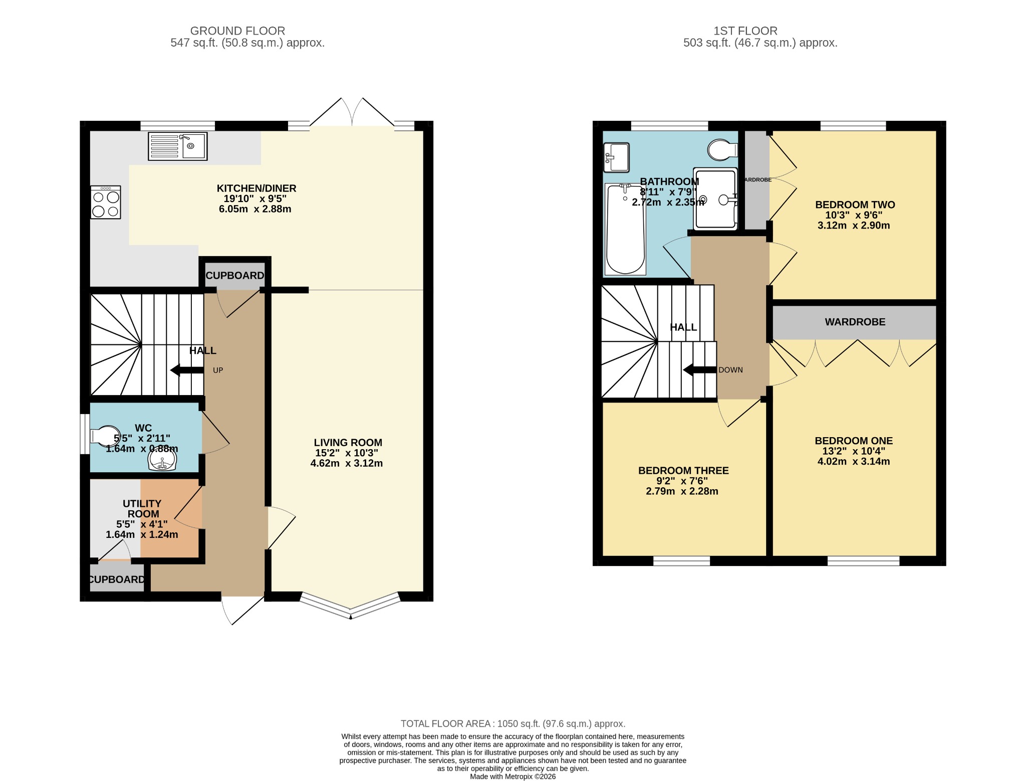 58 Pitford Road, Woodley, Berkshire floorplan