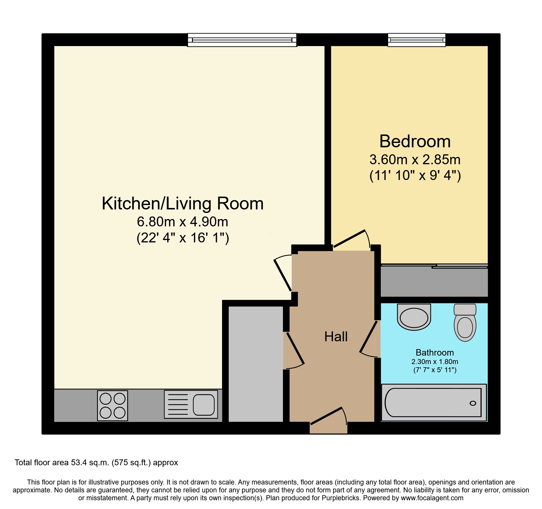 G6 skyline central 1, 50 Goulden Street, Manchester floorplan