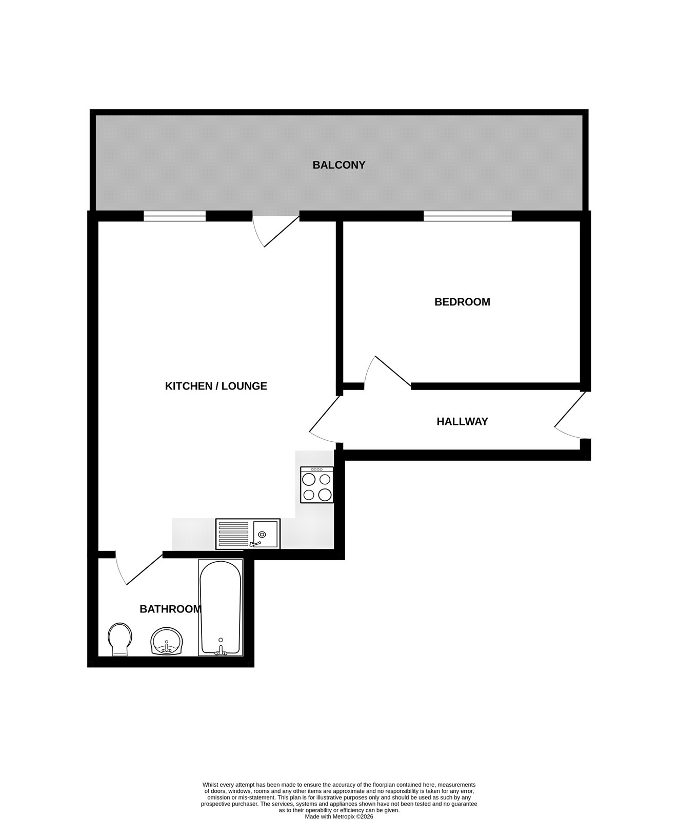 Flat 6, 419, London Road, Camberley floorplan