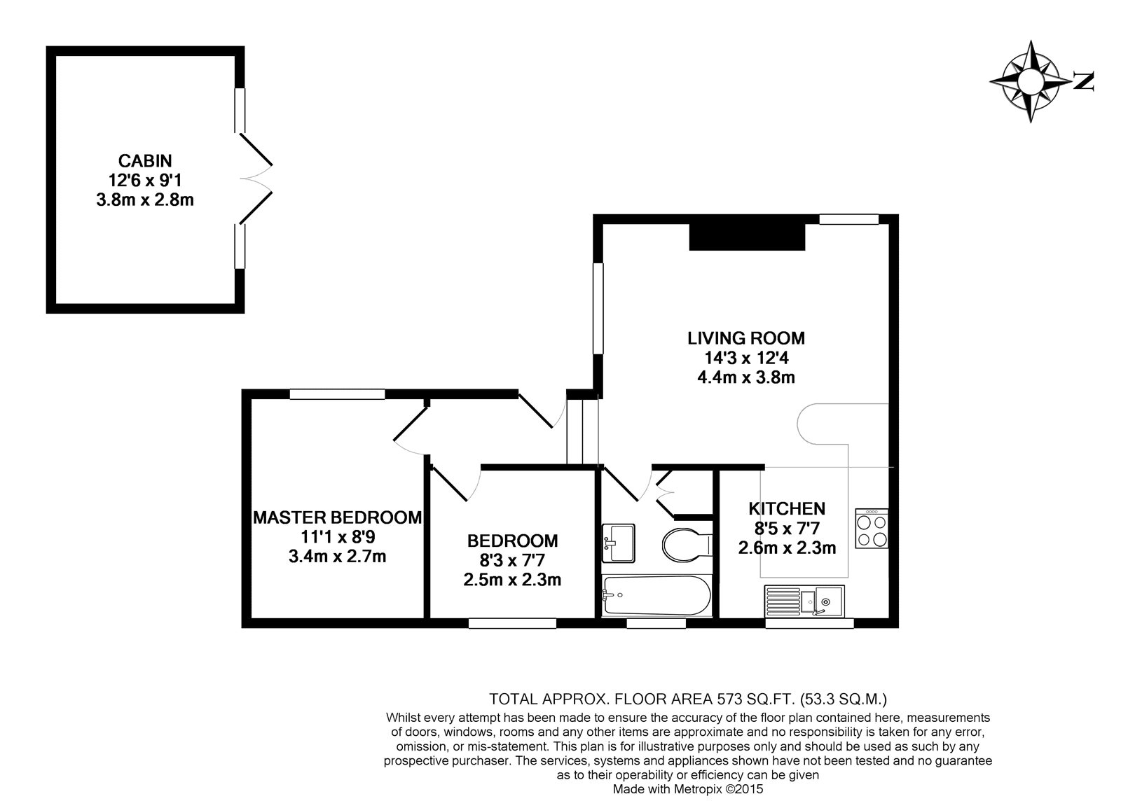 1, Foxhanger Court, 20, Farnham Road, Guildford floorplan