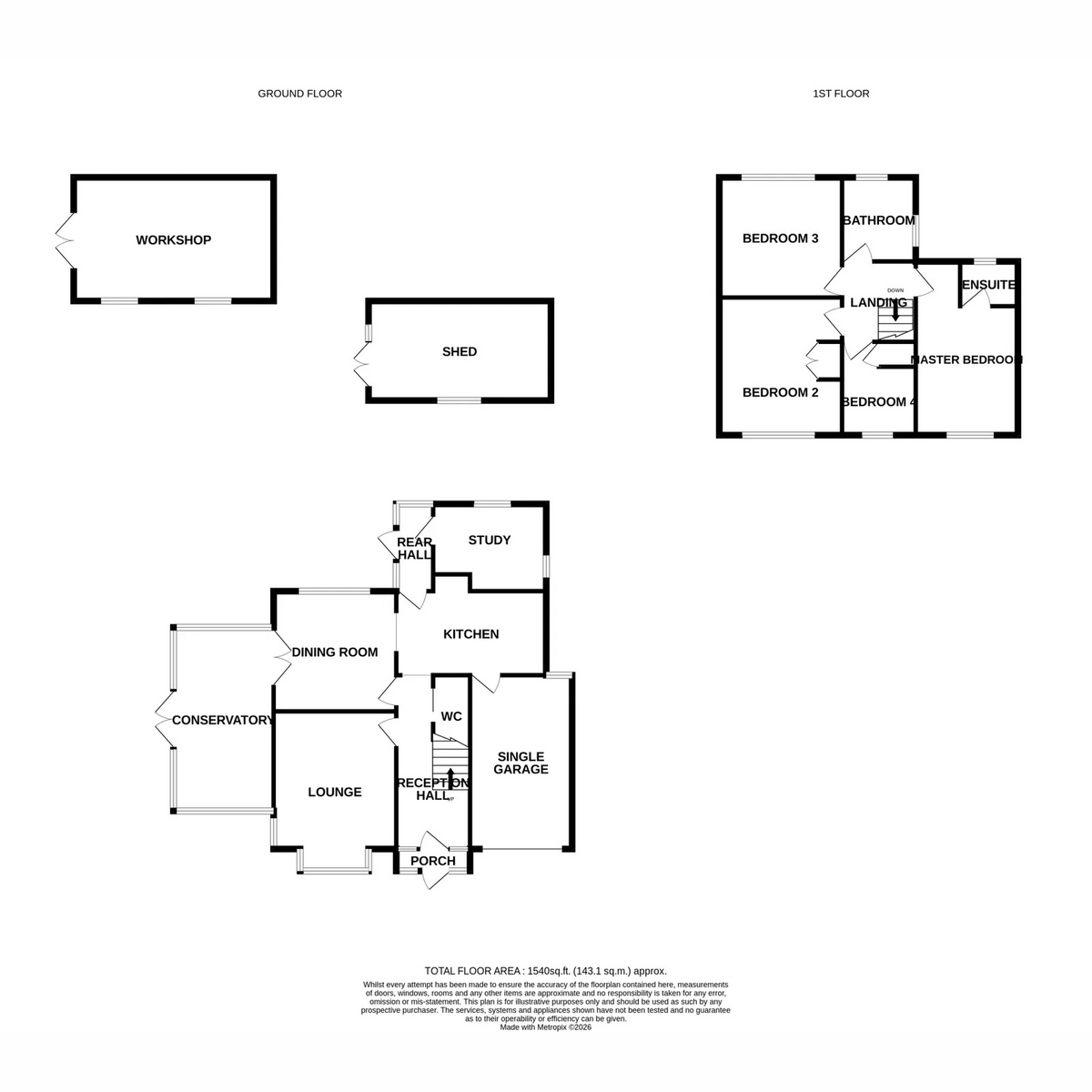 Church Lane, Abbots Bromley floorplan