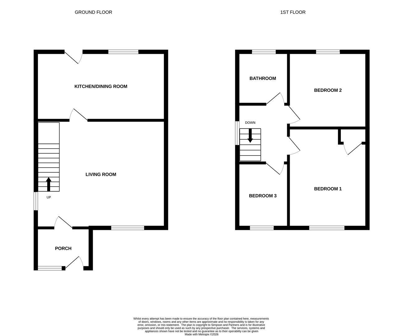 3, Fair Lane, Kettering floorplan