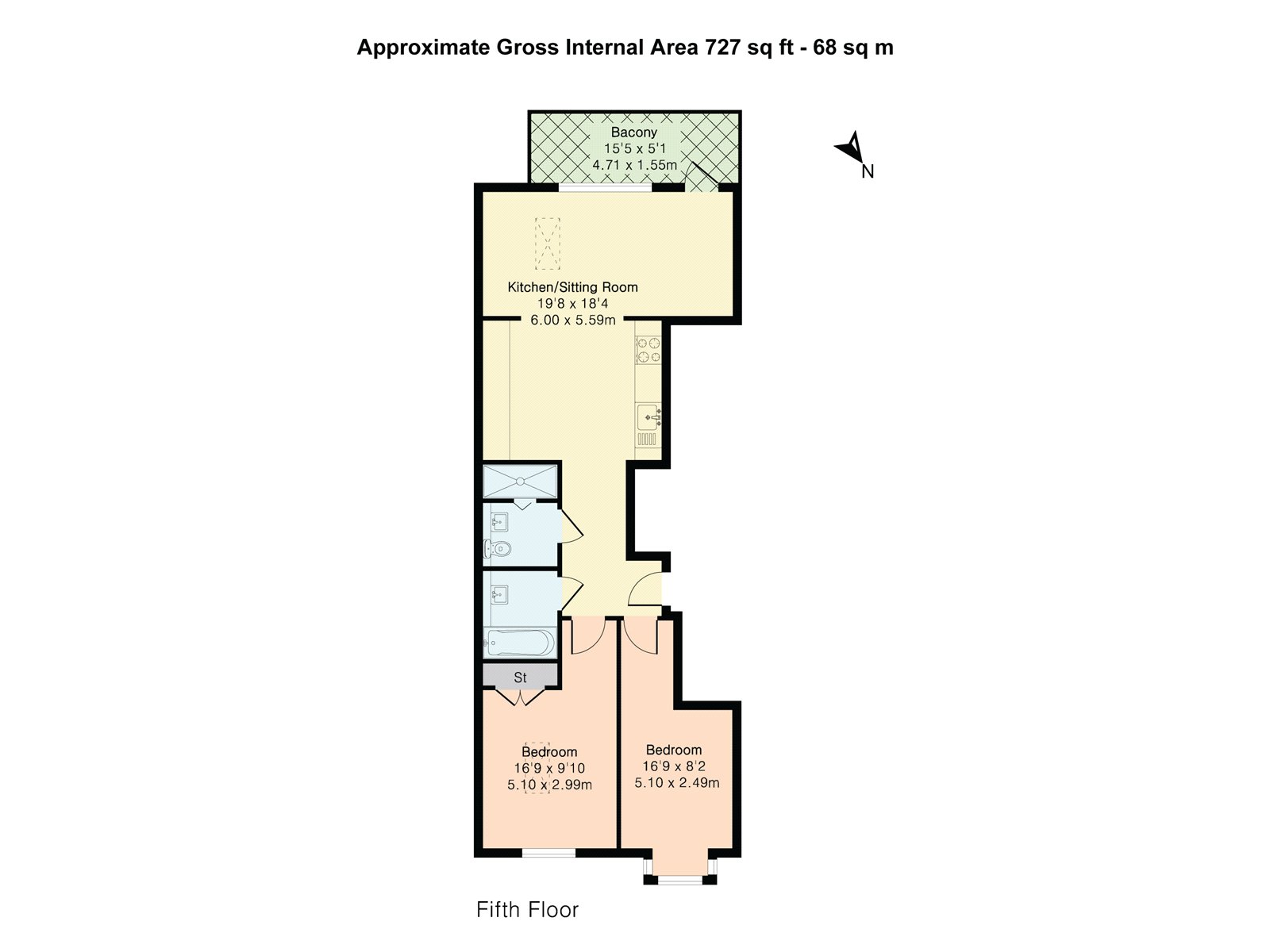 Flat 10, 15, Keepers Quay, Greater Manchester floorplan