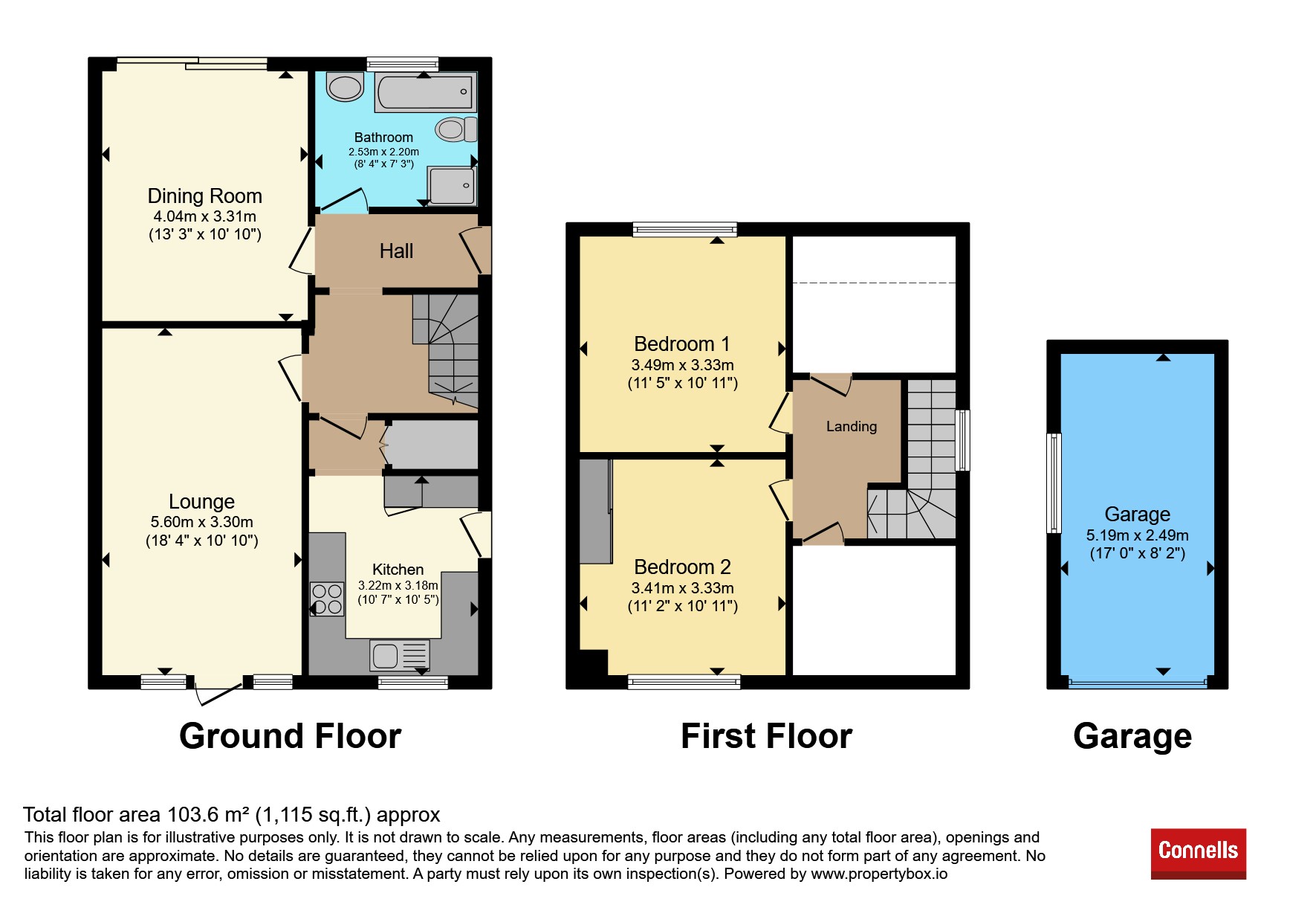 19, Golden Acres, Bridgnorth floorplan