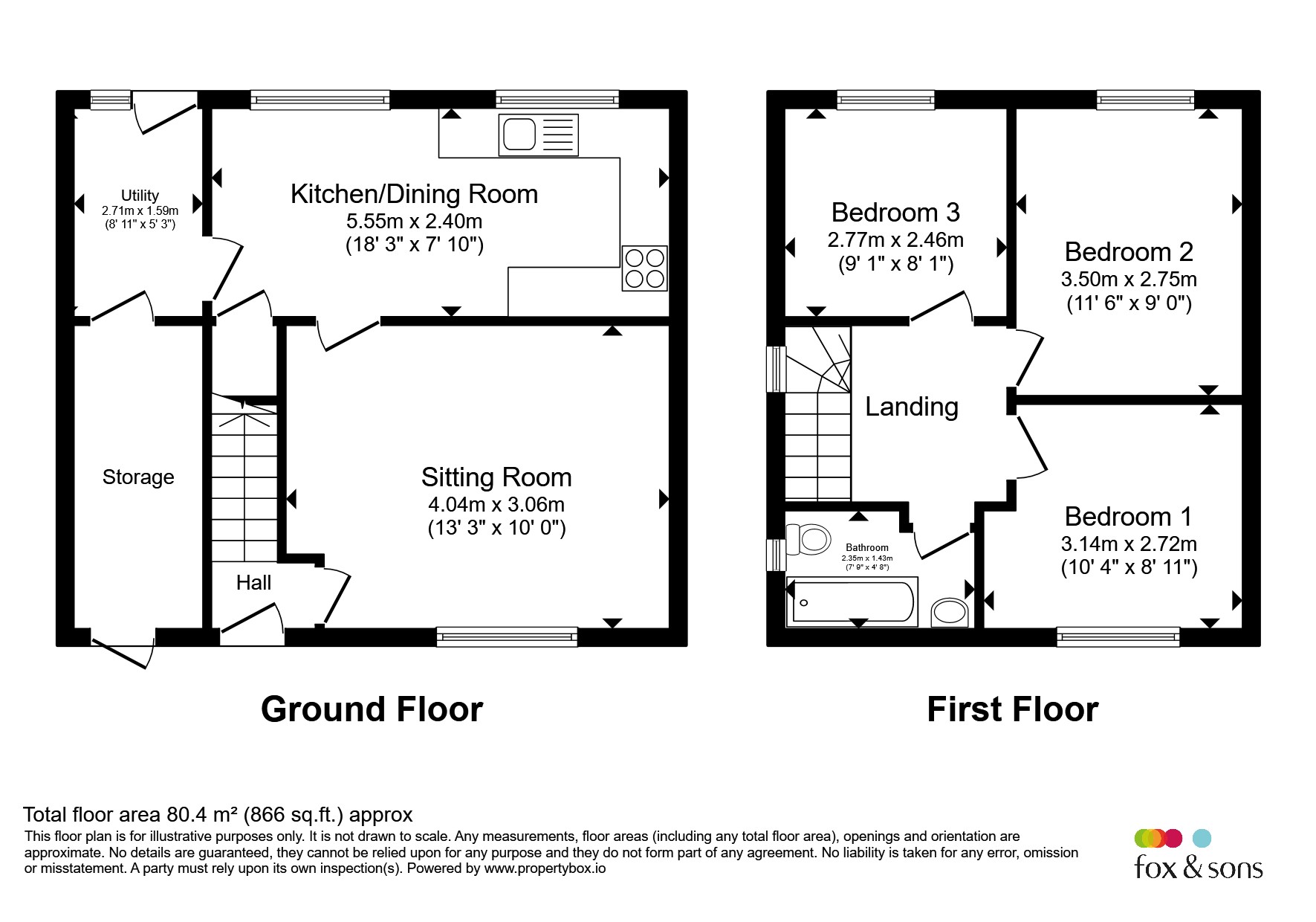 88, Hillcrest Road, Yeovil floorplan