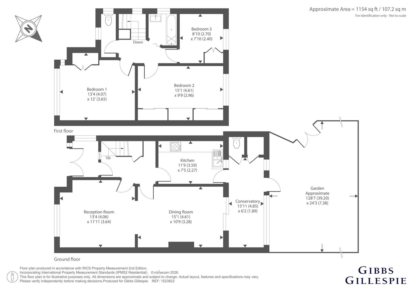 16, Winton Drive, Rickmansworth floorplan