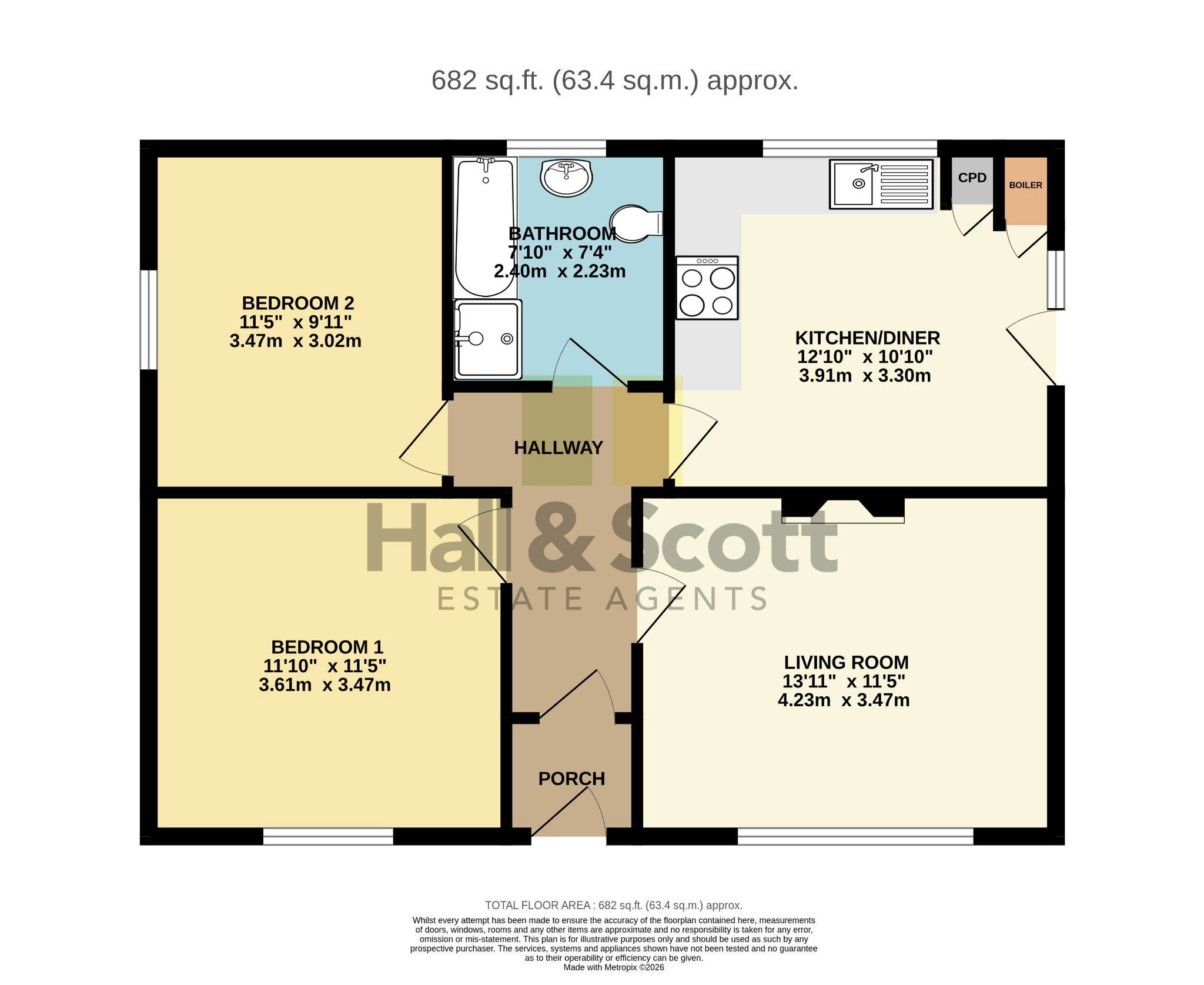 Torena, Church Road, Exeter floorplan