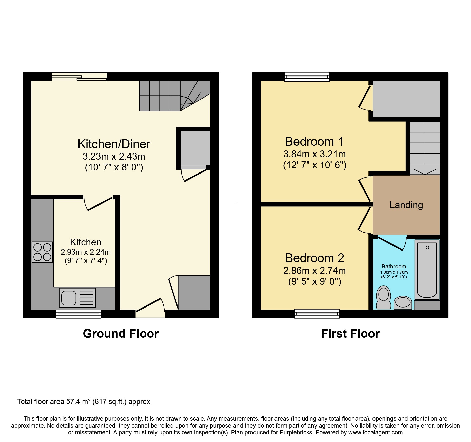 3, Larkspur Close, Chester floorplan